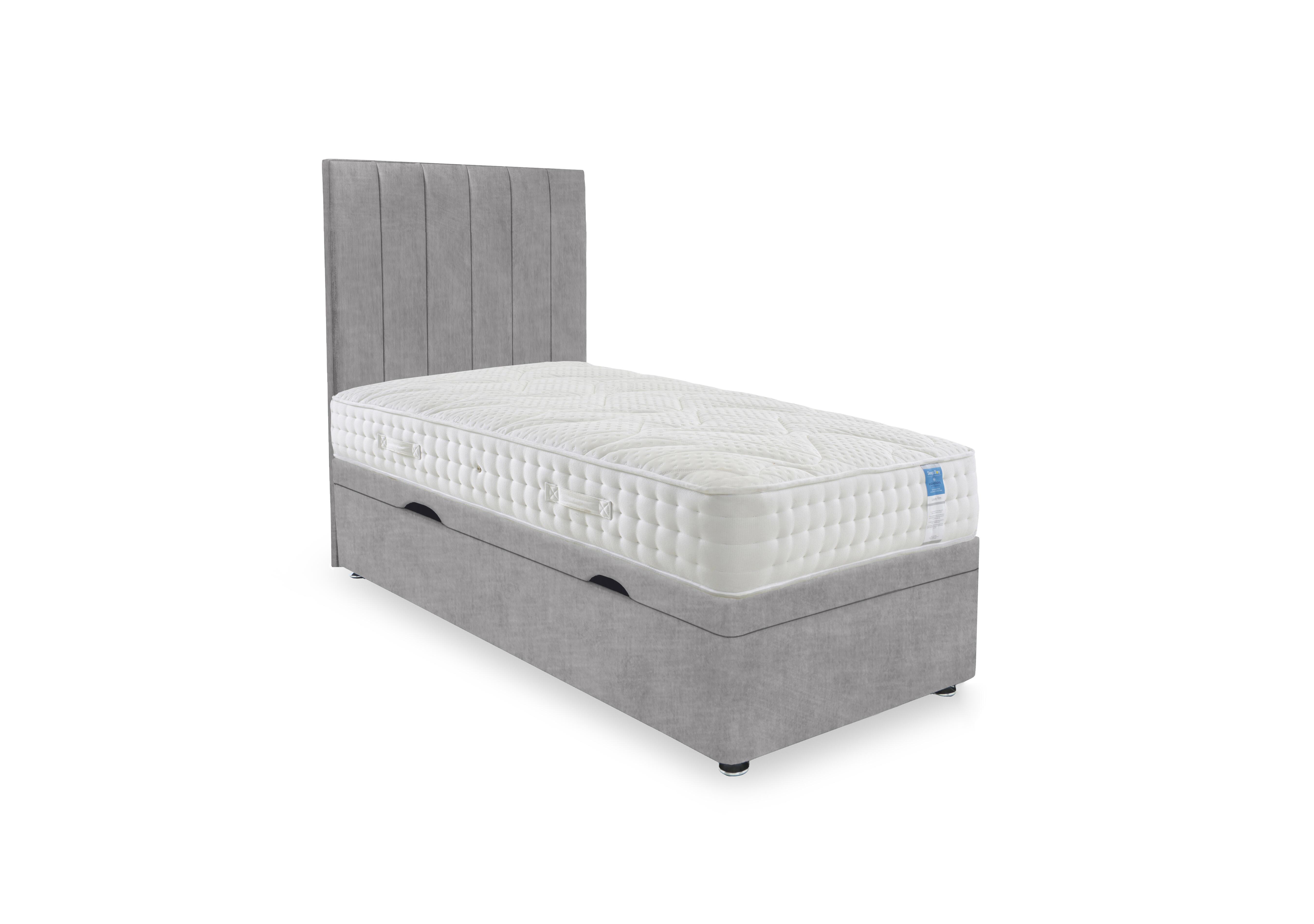 Luxury Firm Side Lift Ottoman Divan Set in Lace Dolphin on Furniture Village