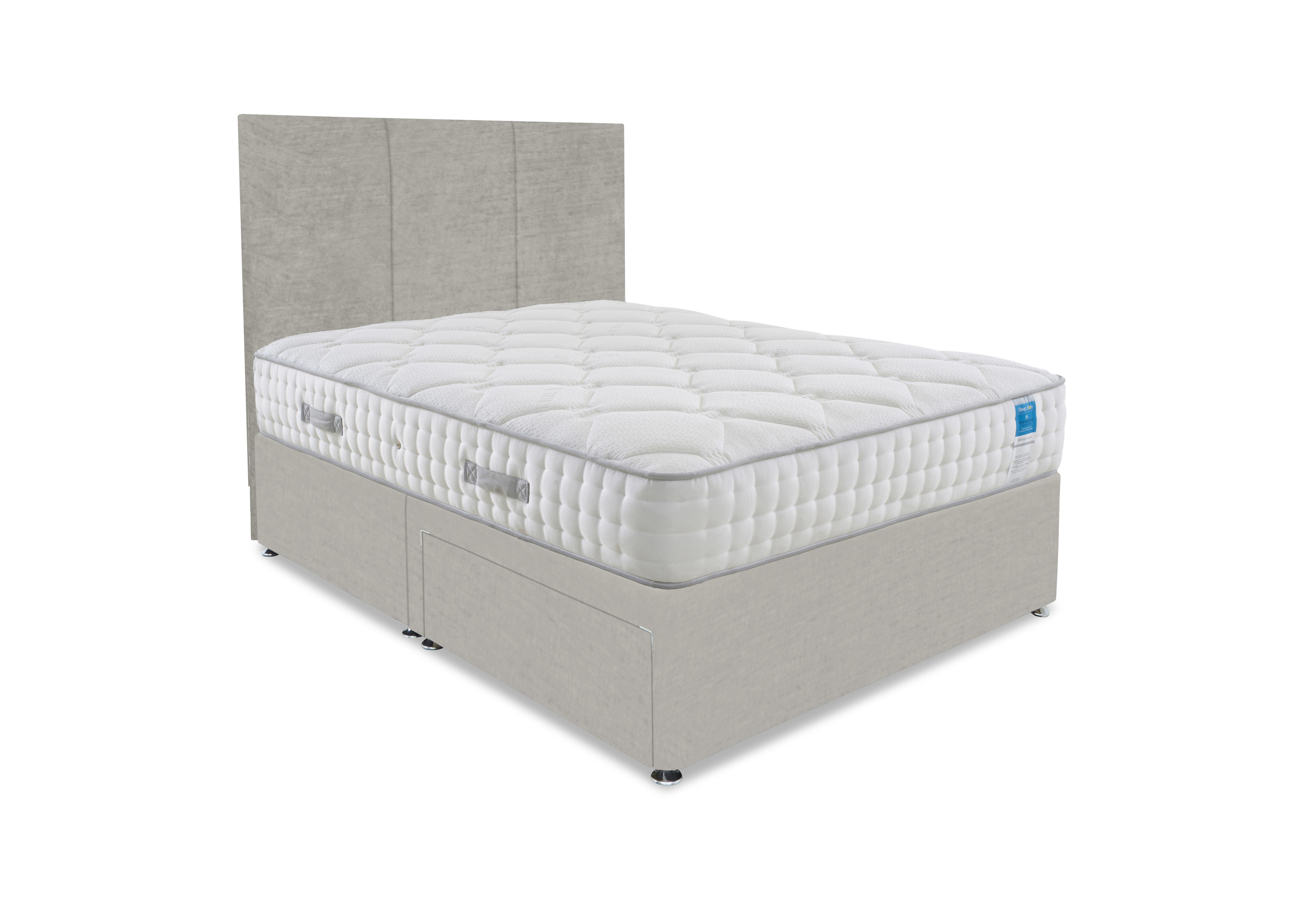 Memory Luxe Divan Set in Milan Stone on Furniture Village