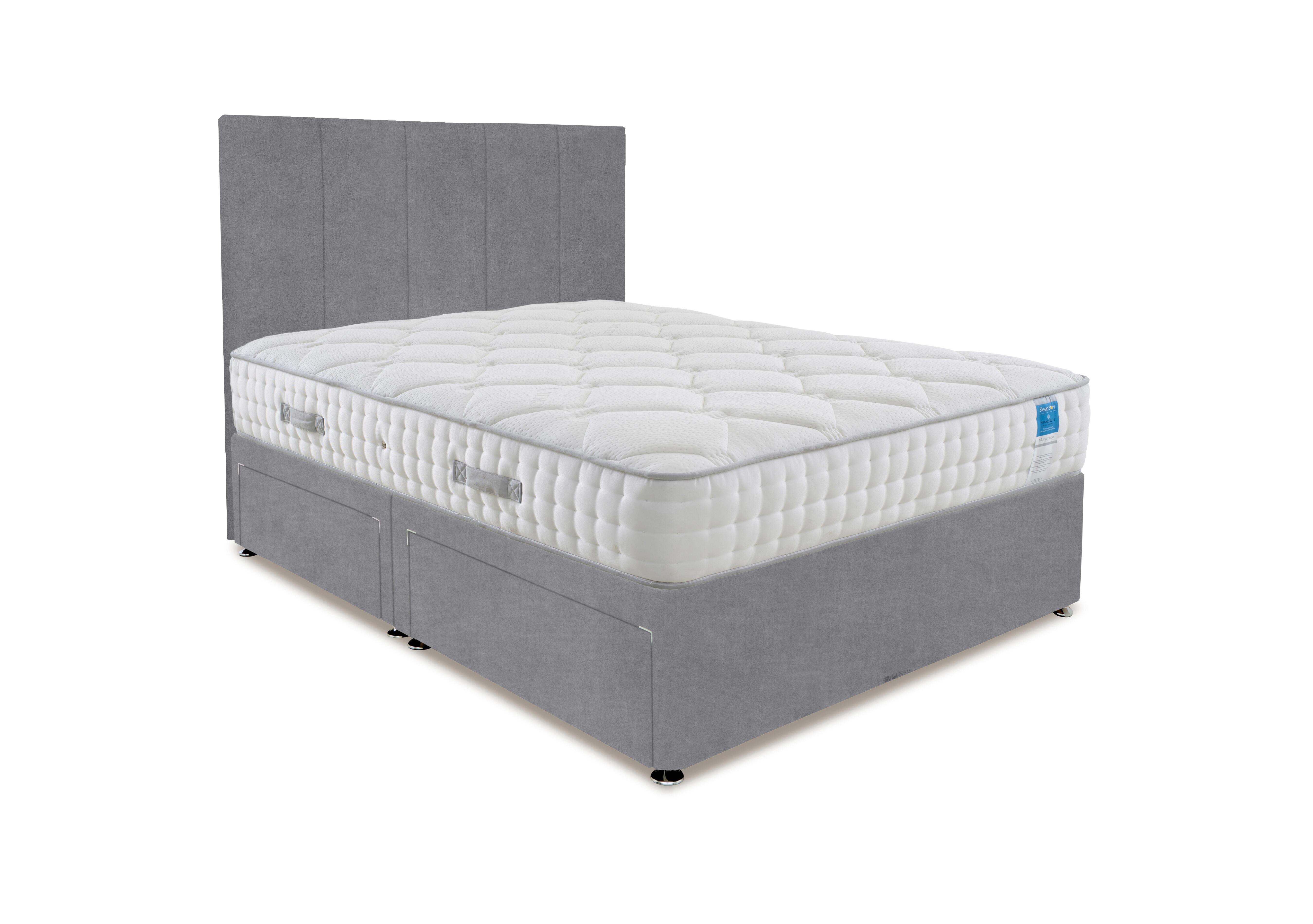 Memory Luxe Divan Set in Plain Diamond on Furniture Village