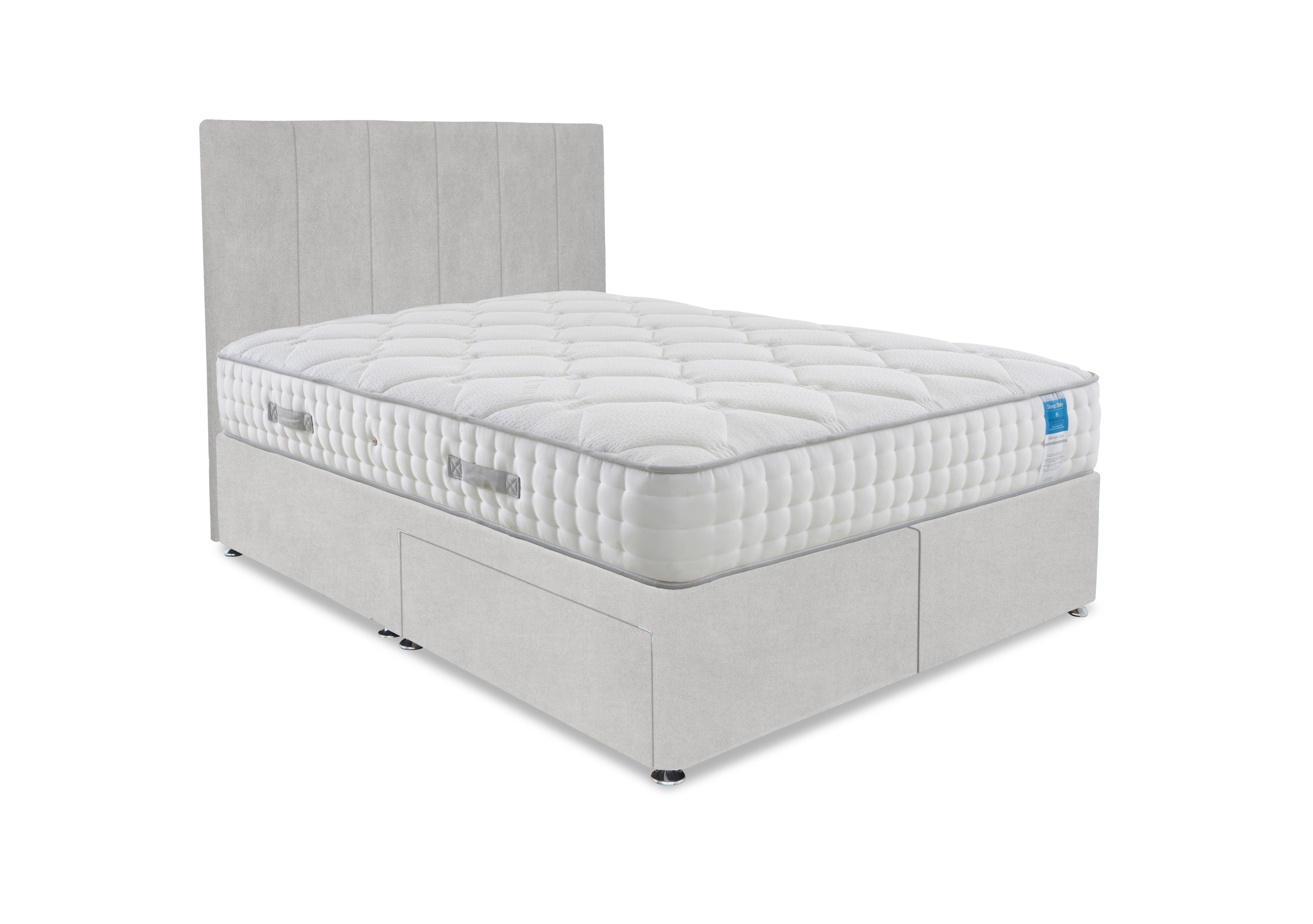 Memory Luxe Divan Set in Plain Opal on Furniture Village