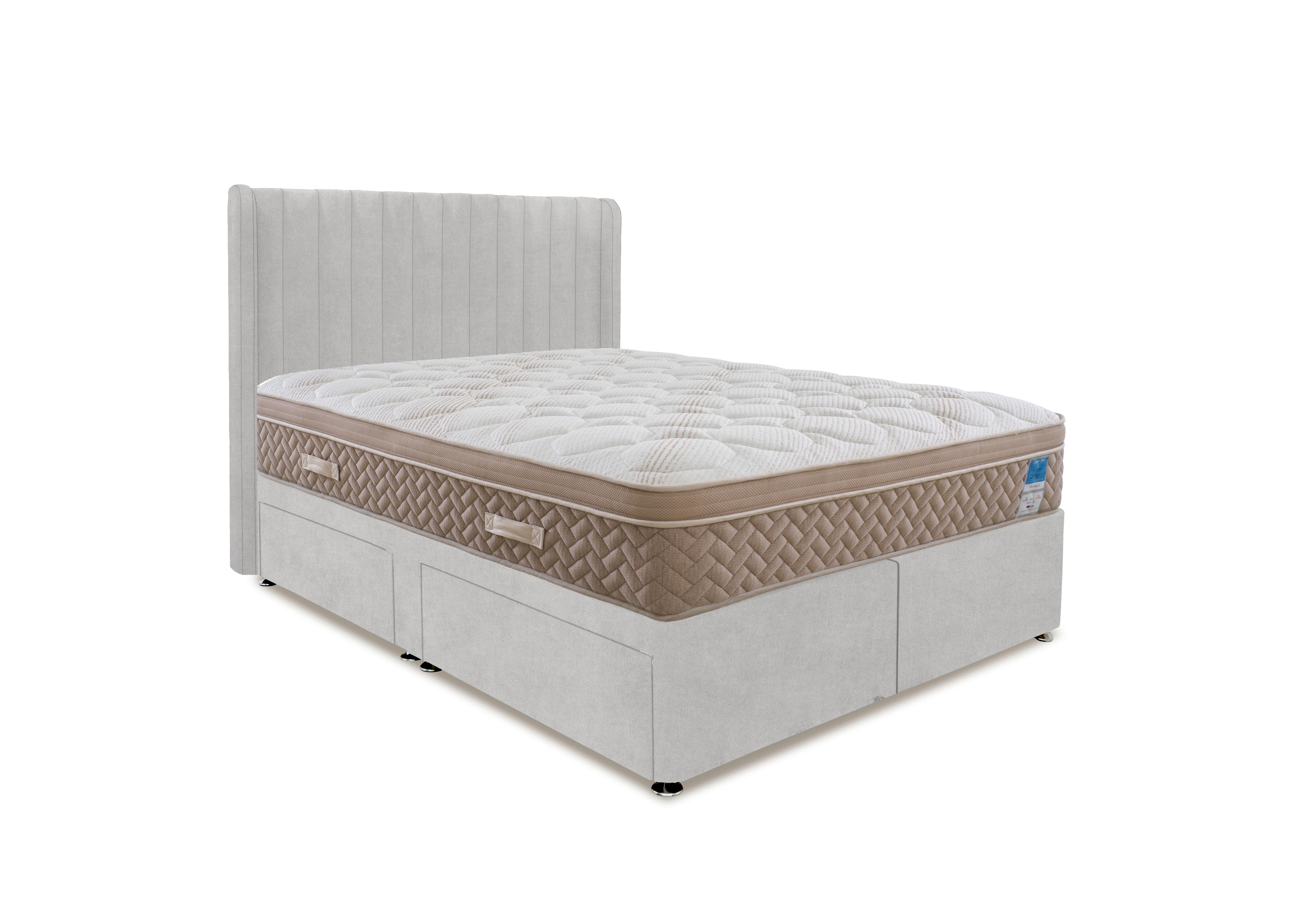 PlushTech Divan Set in Plain Opal on Furniture Village