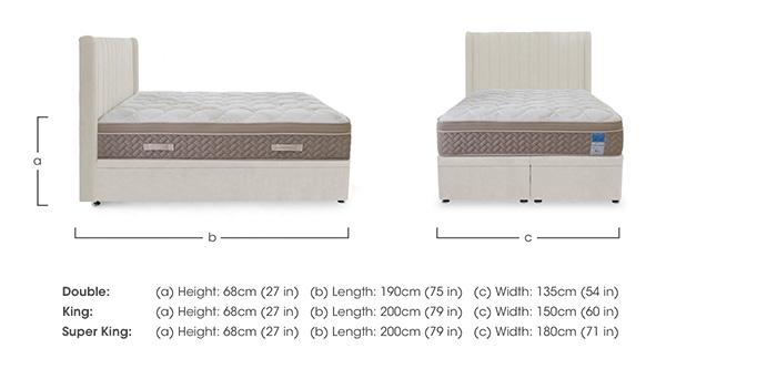 PlushTech Electric End Lift Ottoman Divan Set in  on Furniture Village