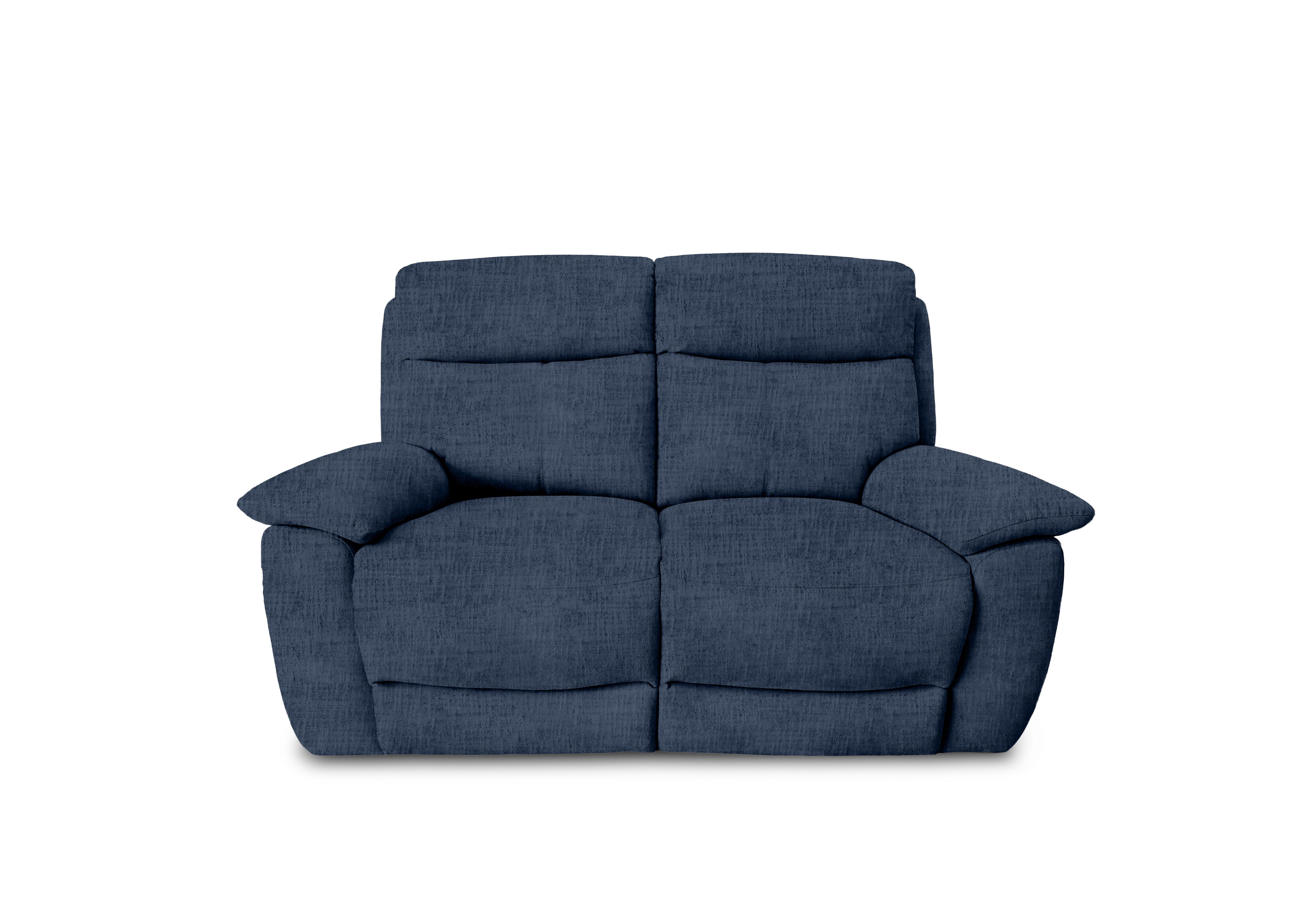 Echo 2 Seater Fabric Sofa in Fab-Mga-R10 Dark Denim on Furniture Village