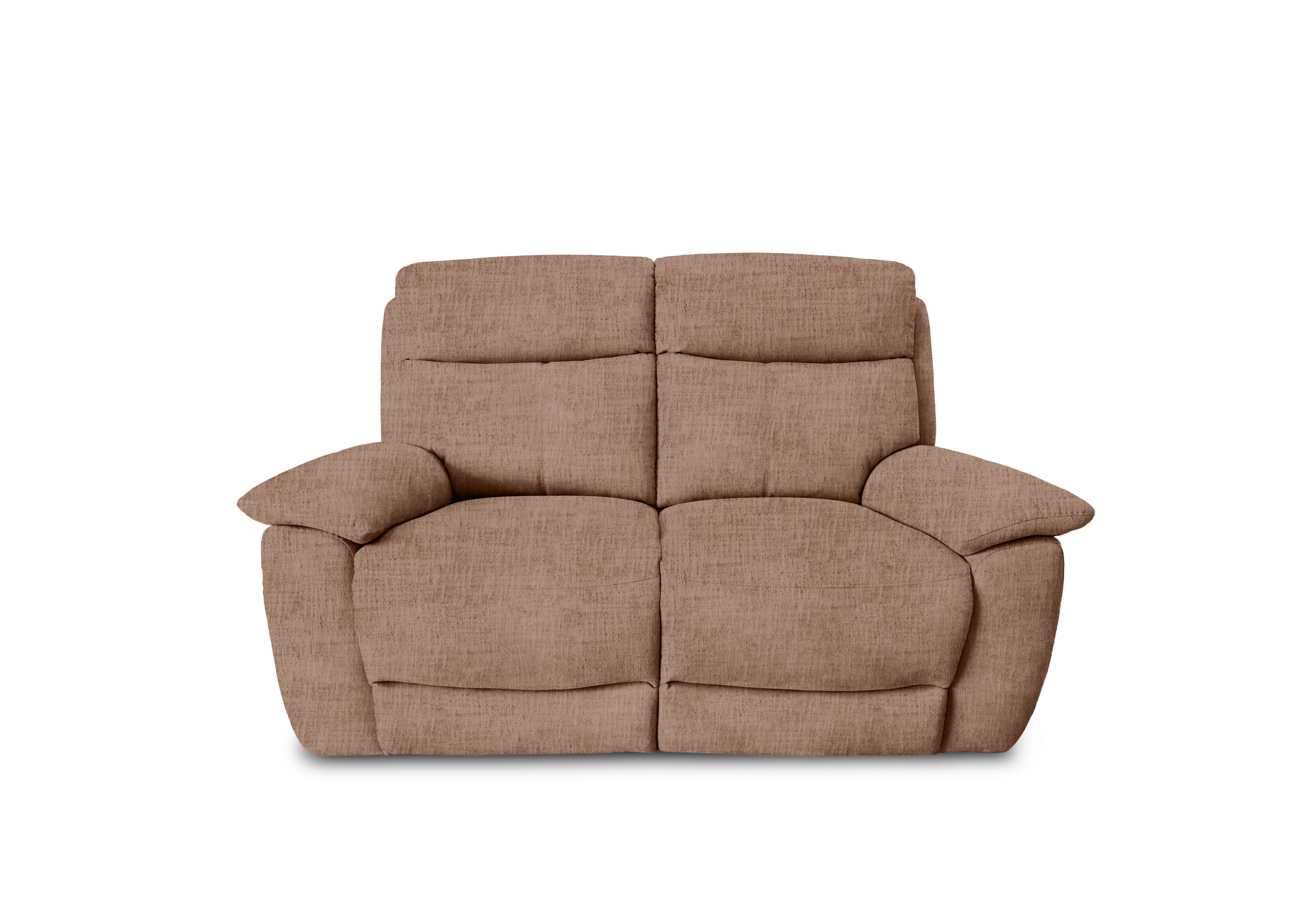 Echo Fabric 2 Seater Power Recliner Sofa in Fab-Mga-R13 Light Brown on Furniture Village