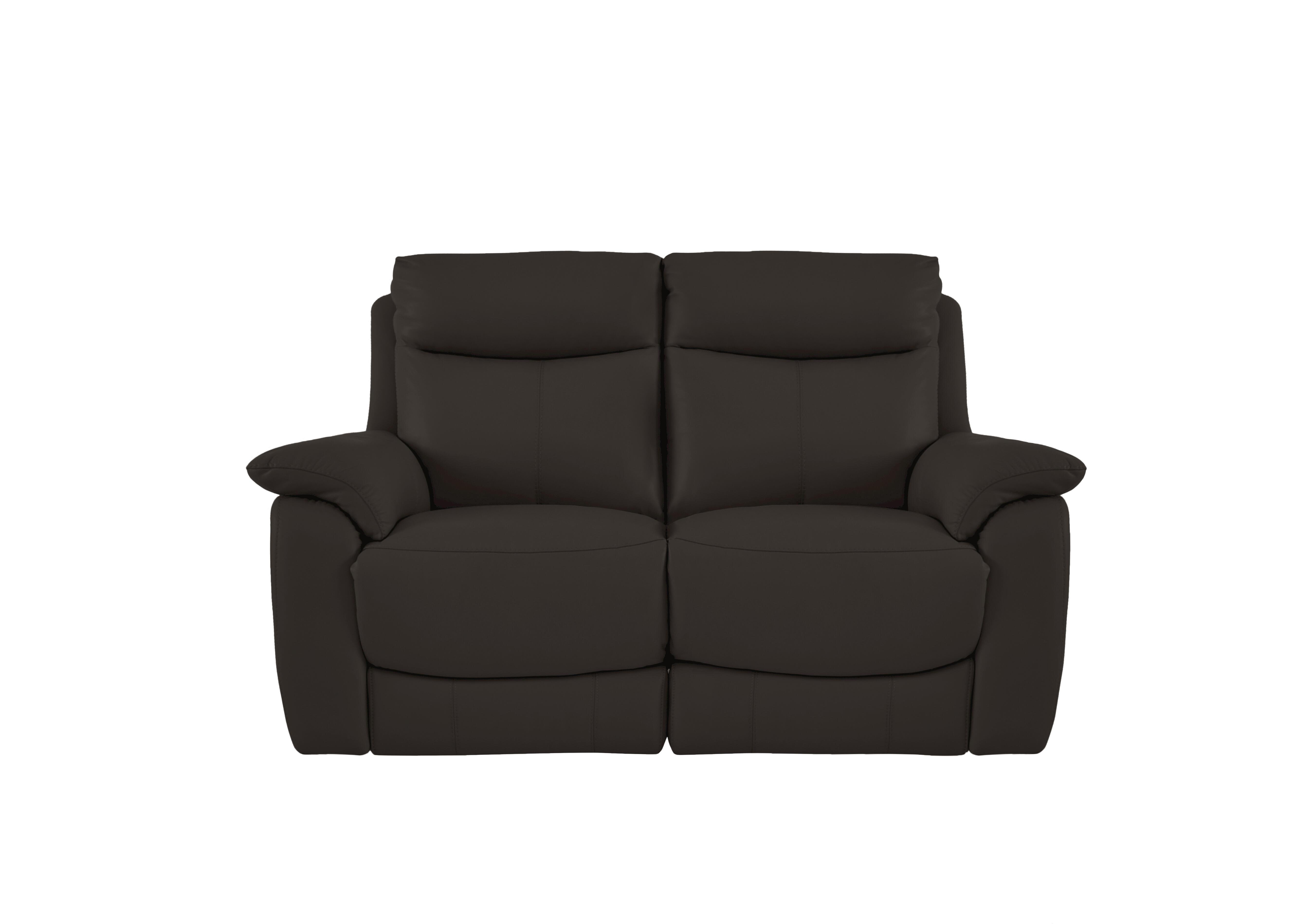 Echo 2 Seater Leather Sofa in Bv-1748 Dark Chocolate on Furniture Village