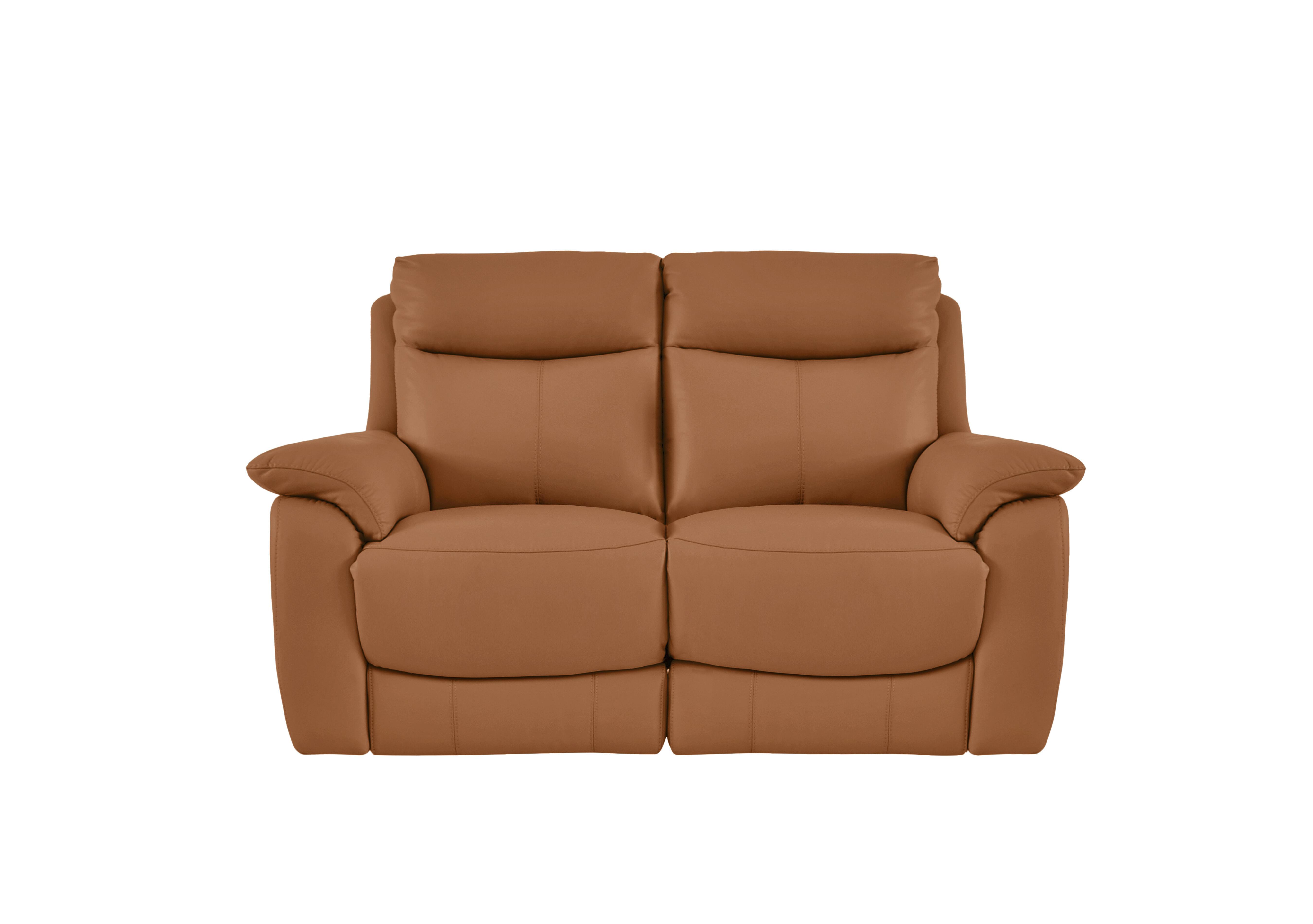 Echo Leather 2 Seater Power Recliner Sofa in Bv-334e Pecan Brown on Furniture Village