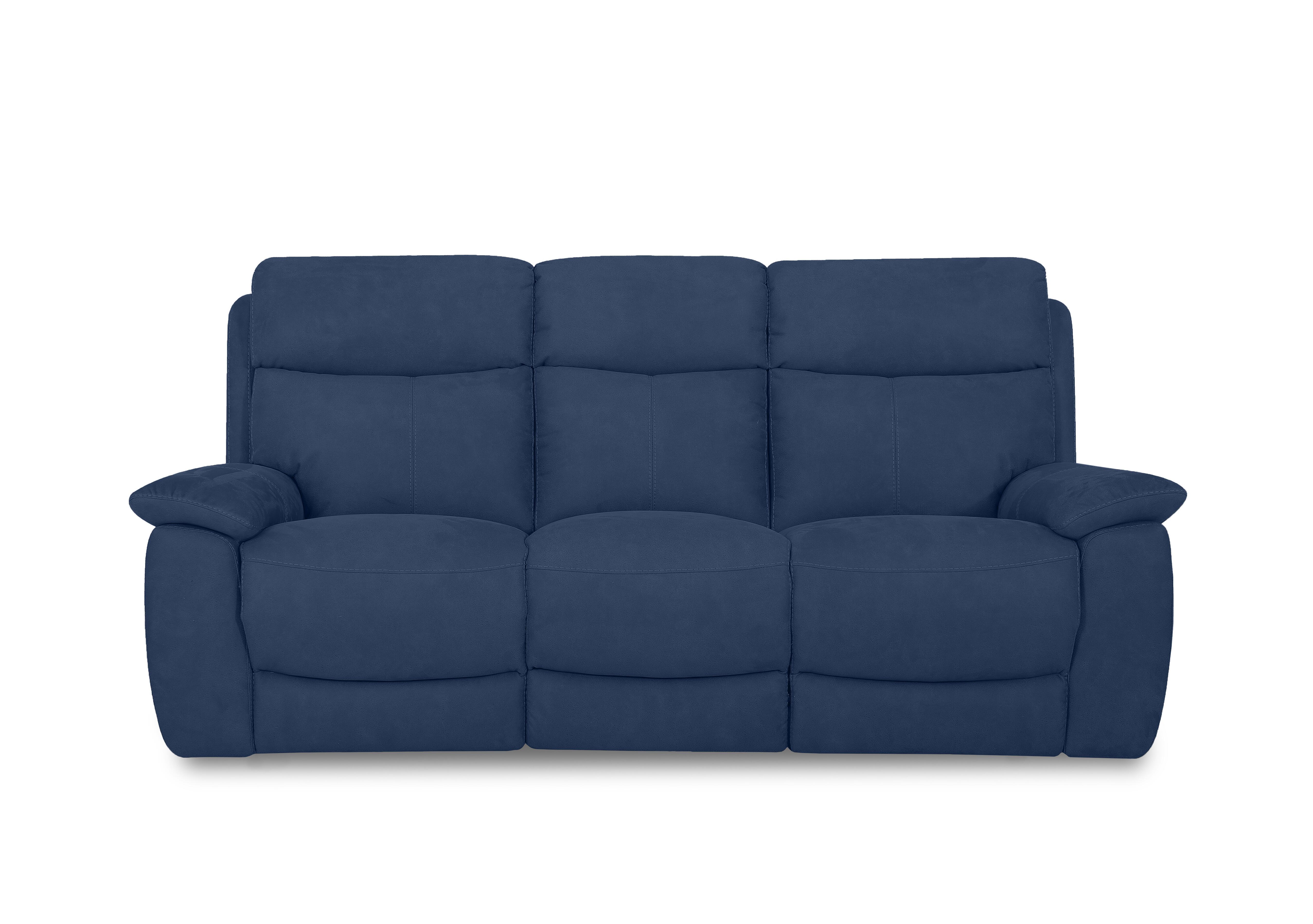 Echo 3 Seater Fabric Sofa in Bfa-Blj-R10 Blue on Furniture Village