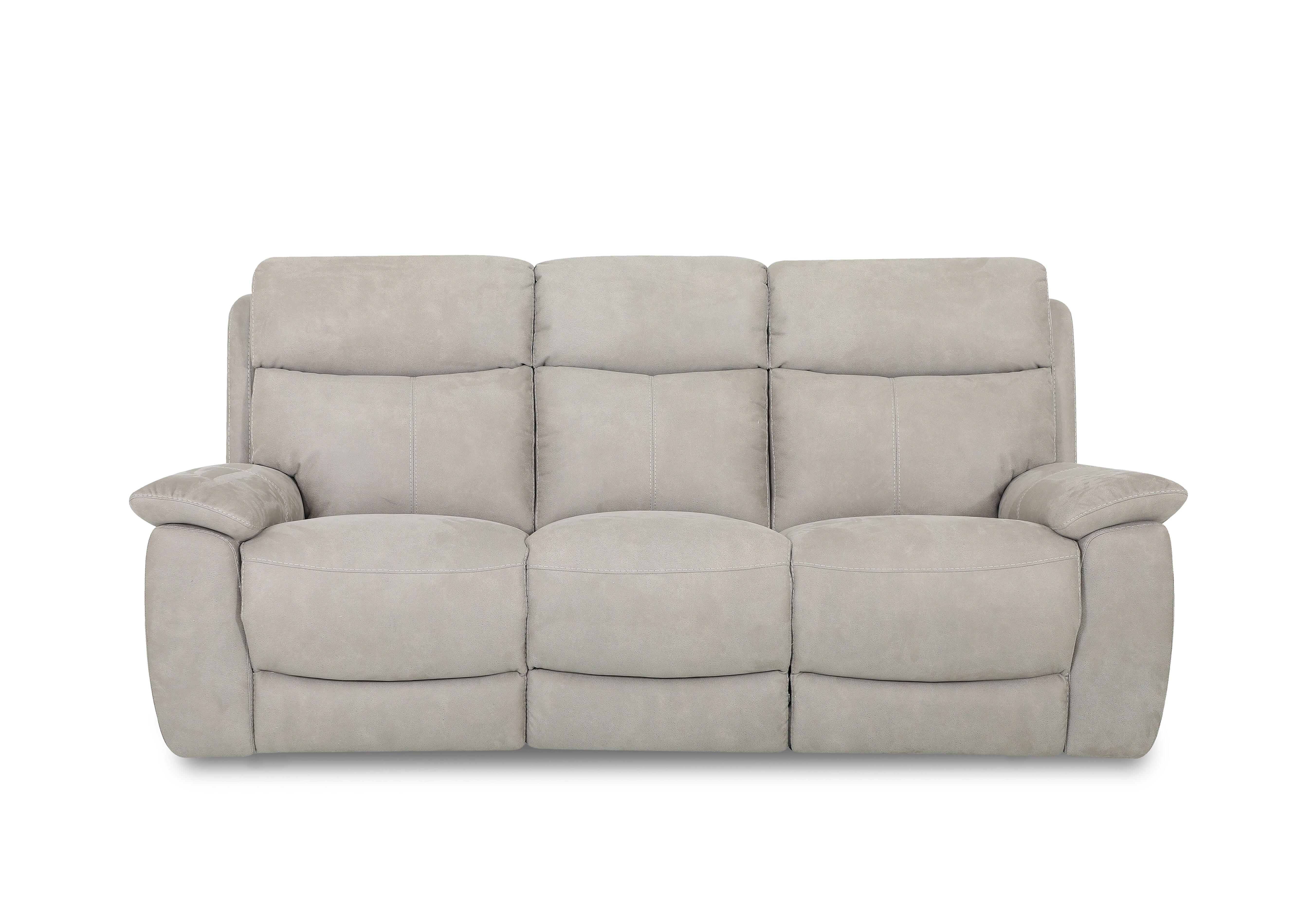 Echo 3 Seater Fabric Sofa in Bfa-Blj-R946 Silver on Furniture Village