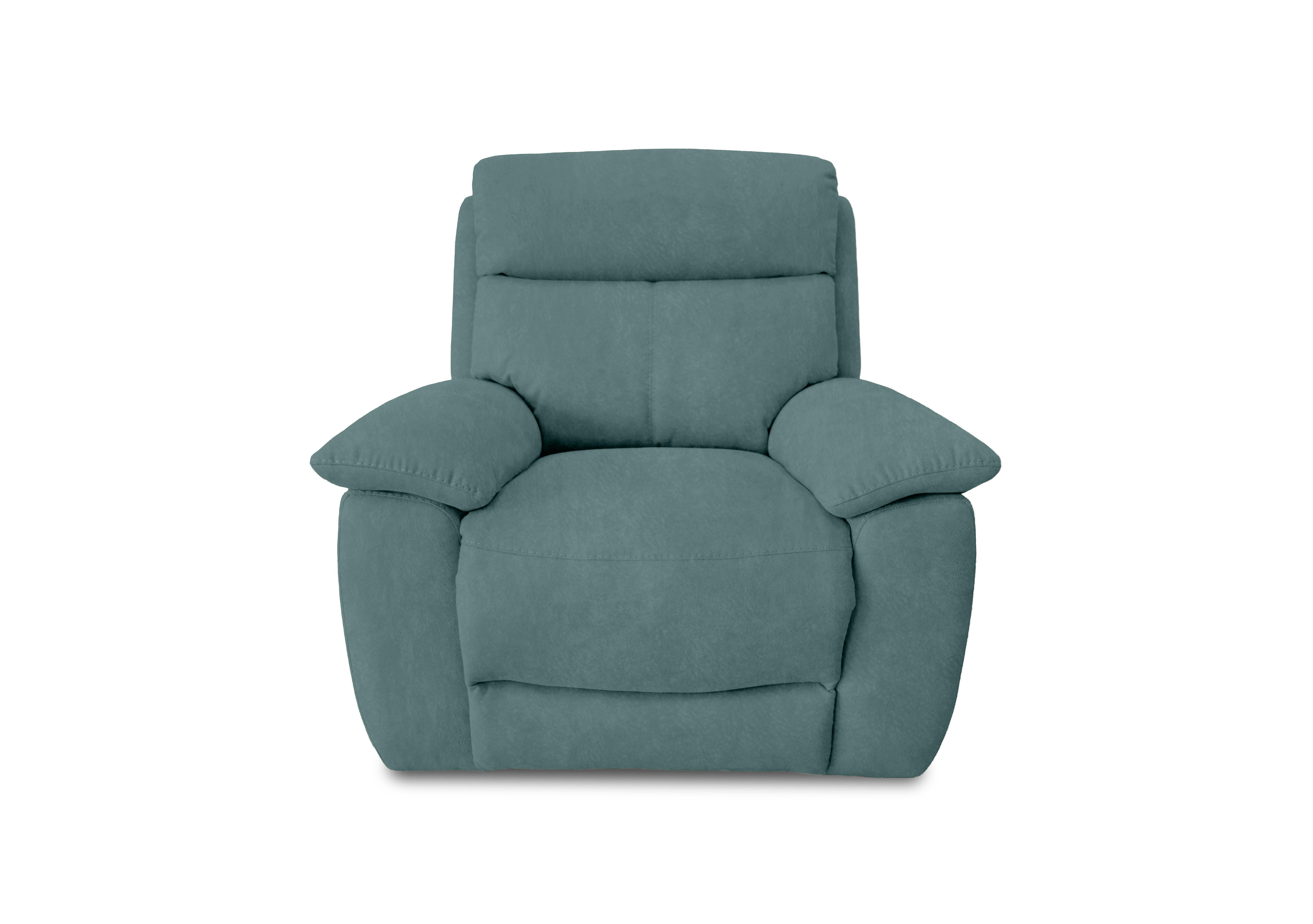 Echo Fabric Armchair in Fab-Dab-R17 Peacock on Furniture Village