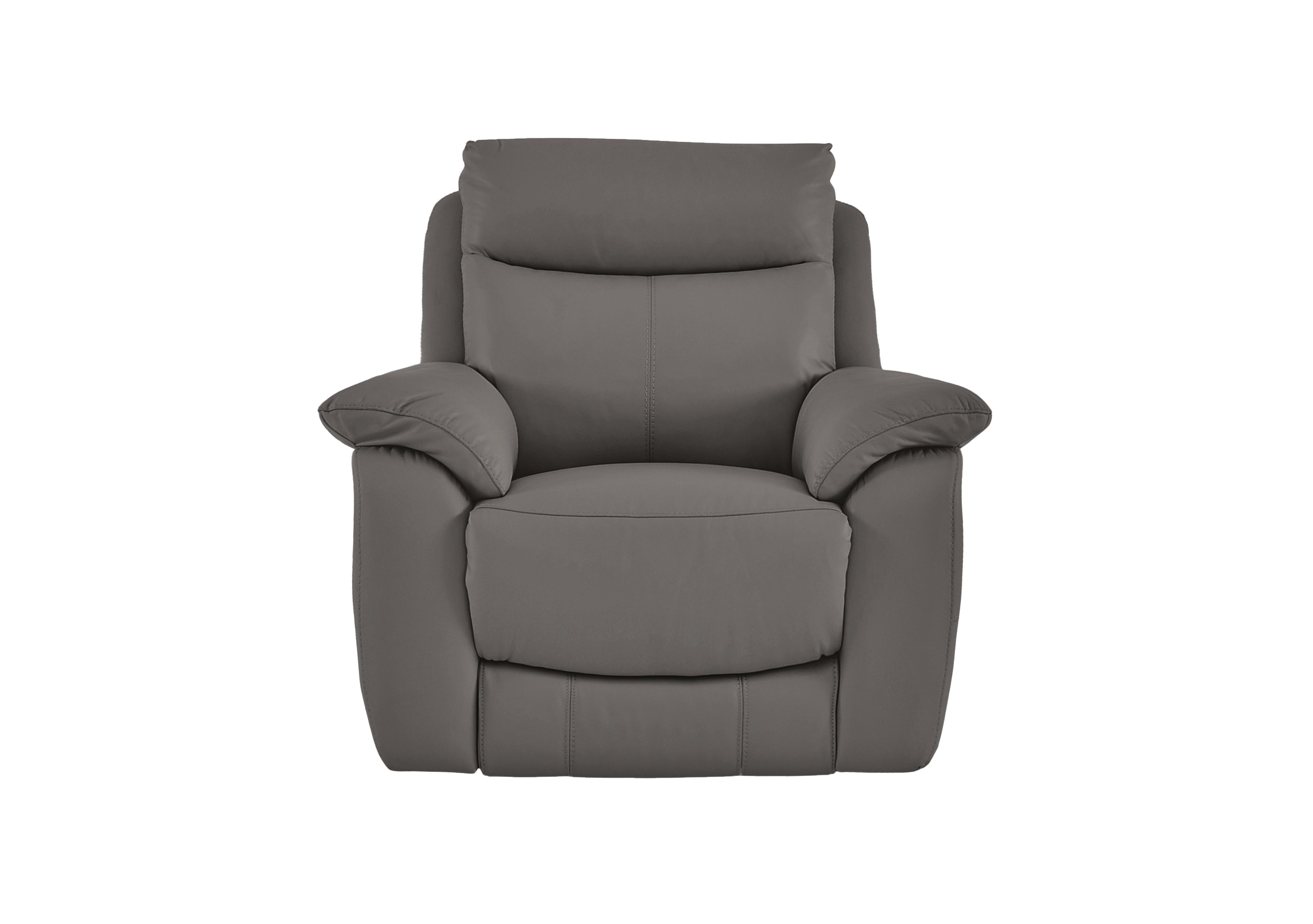 Echo Leather Armchair in Bv-042e Elephant on Furniture Village