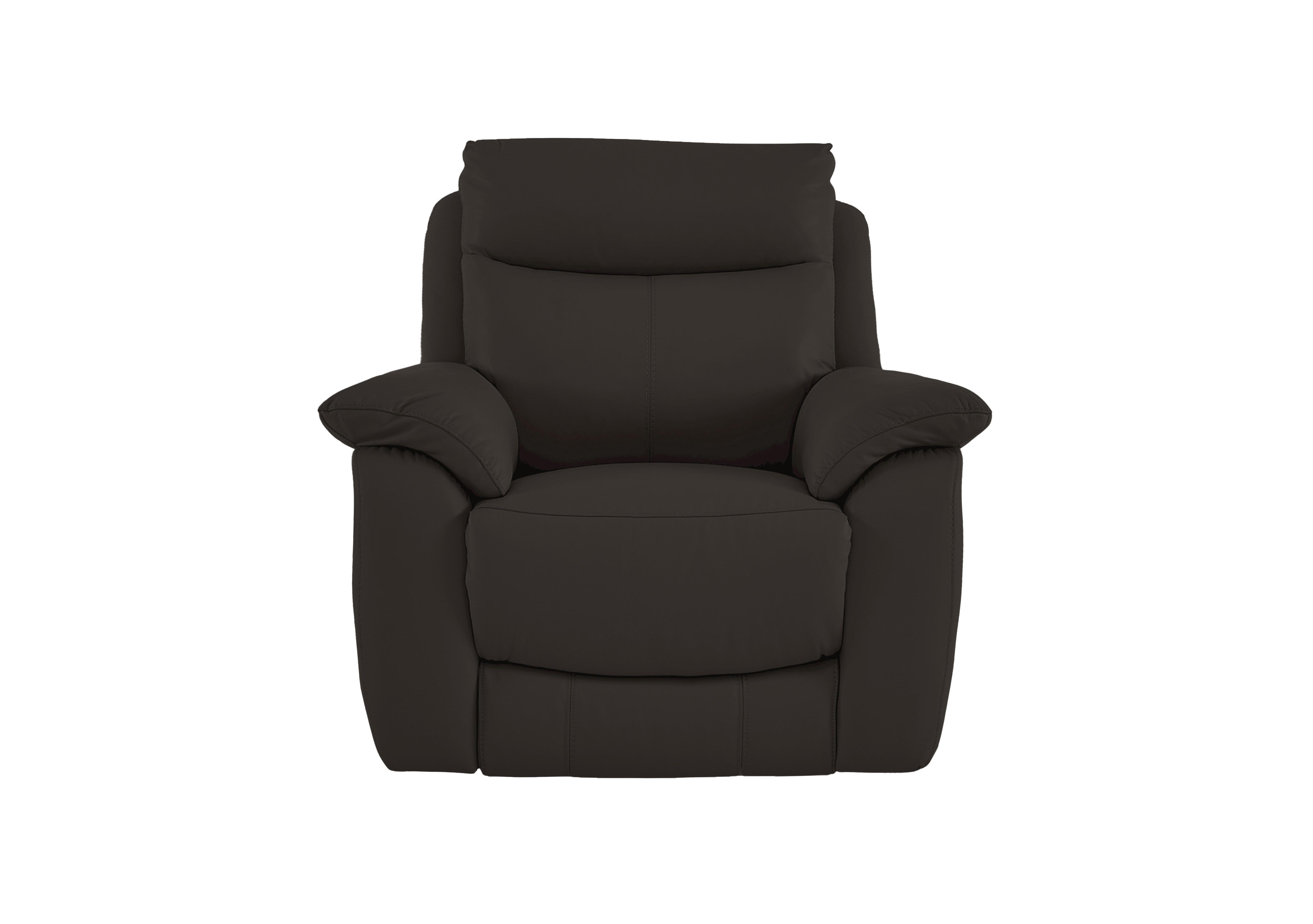 Echo Leather Armchair in Bv-1748 Dark Chocolate on Furniture Village