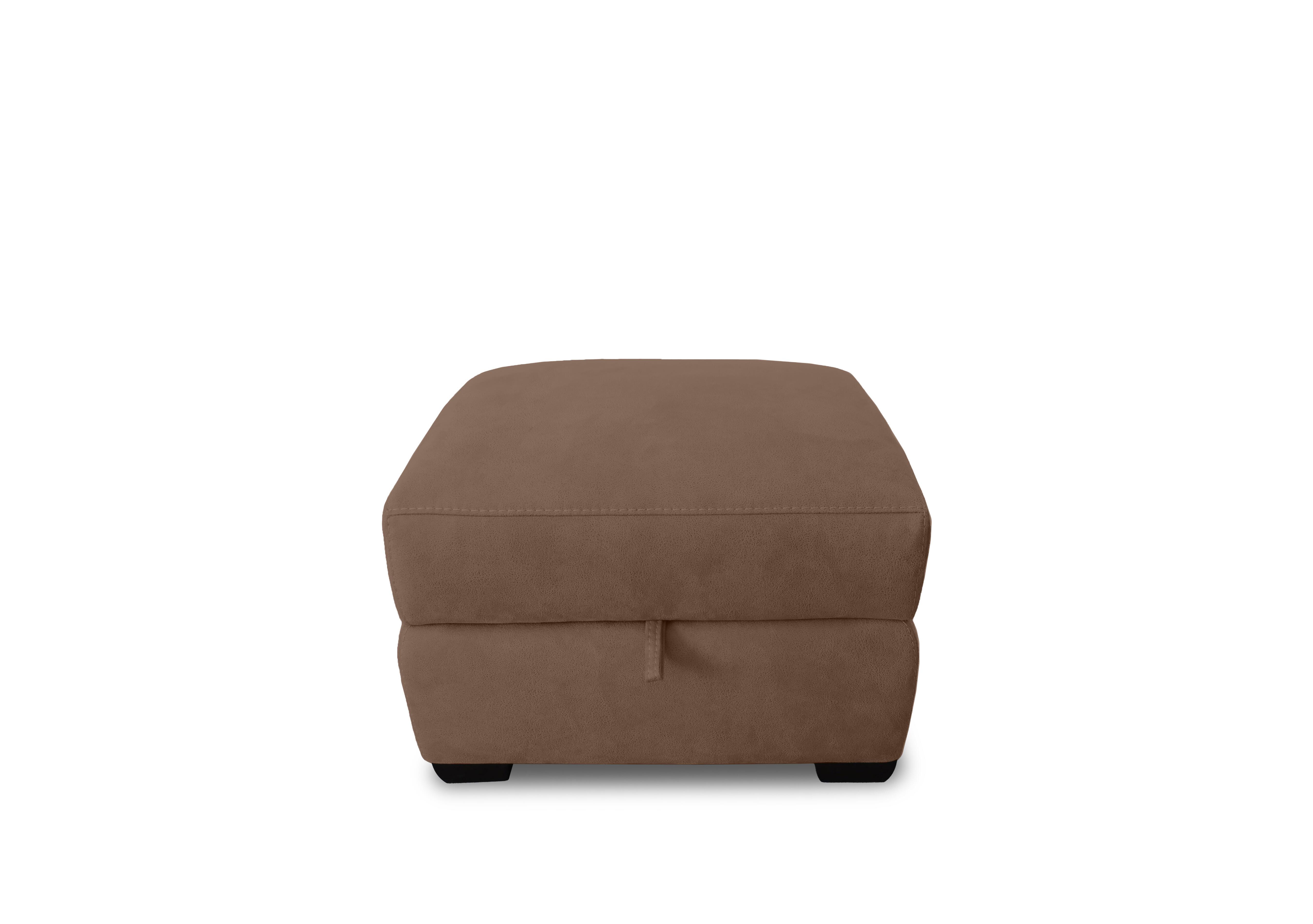 Echo Fabric Storage Footstool in Bfa-Blj-R05 Hazelnut on Furniture Village