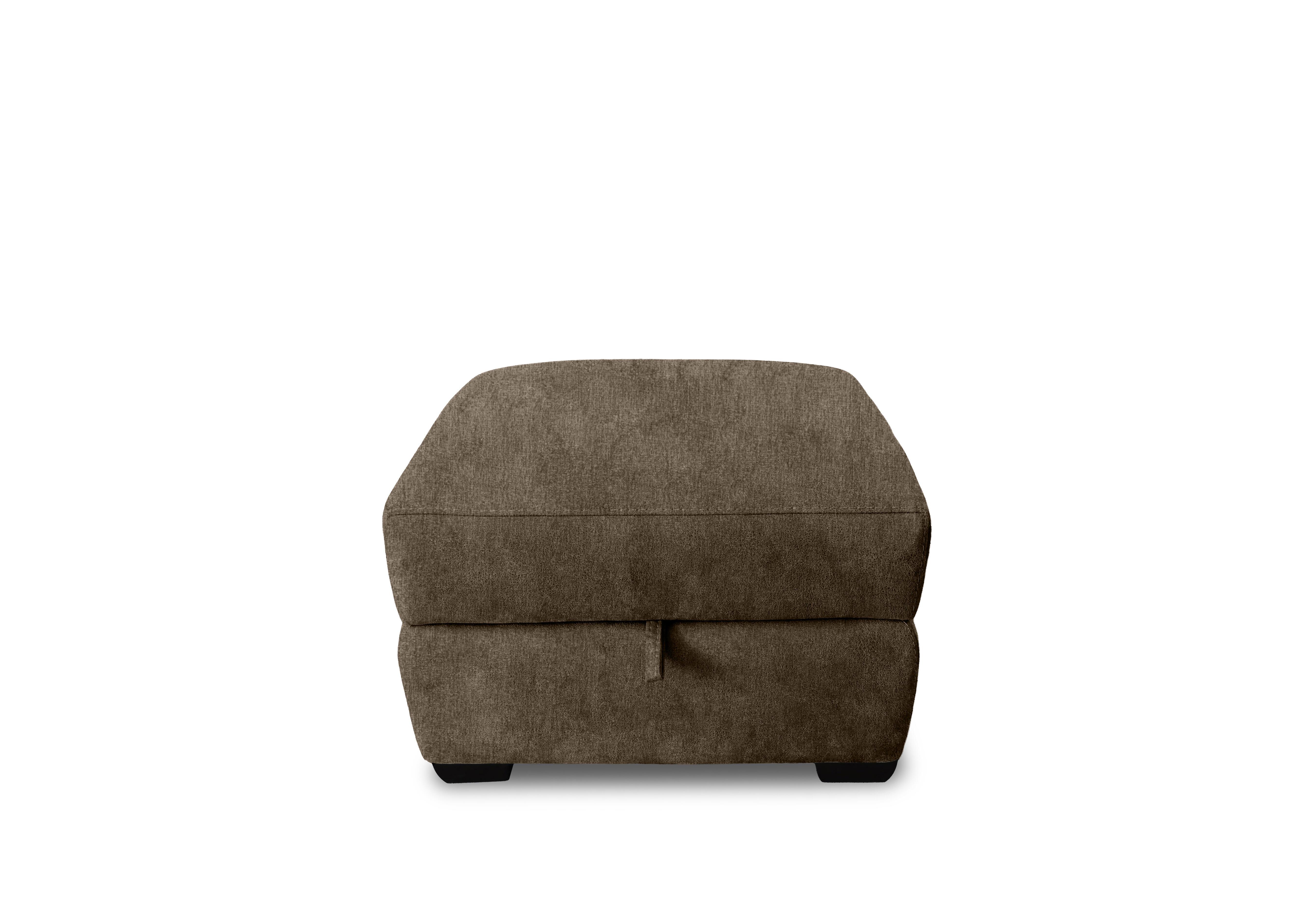 Echo Fabric Storage Footstool in Fab-Crn-R105 Olive on Furniture Village