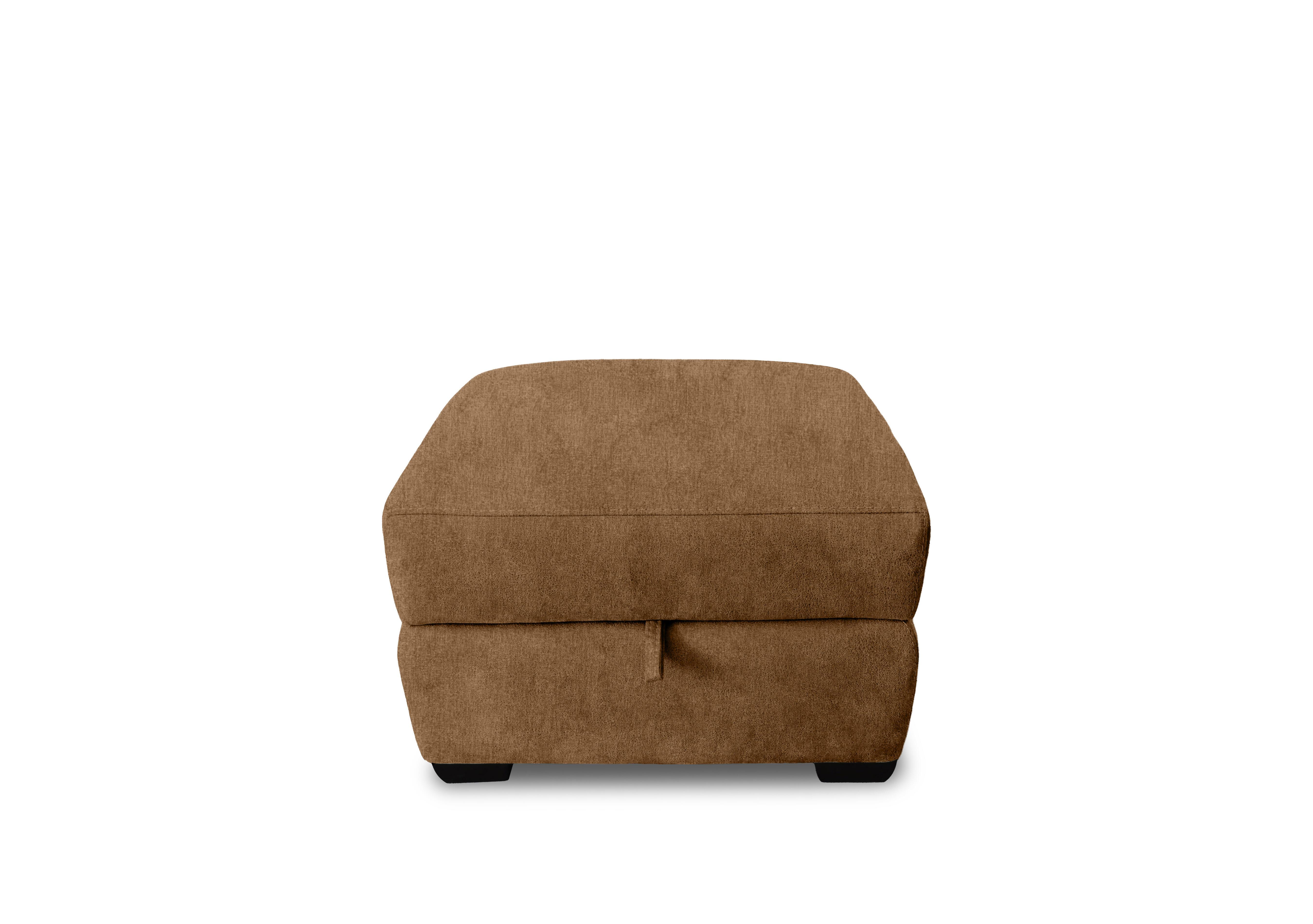 Echo Fabric Storage Footstool in Fab-Crn-R272 Tumeric on Furniture Village