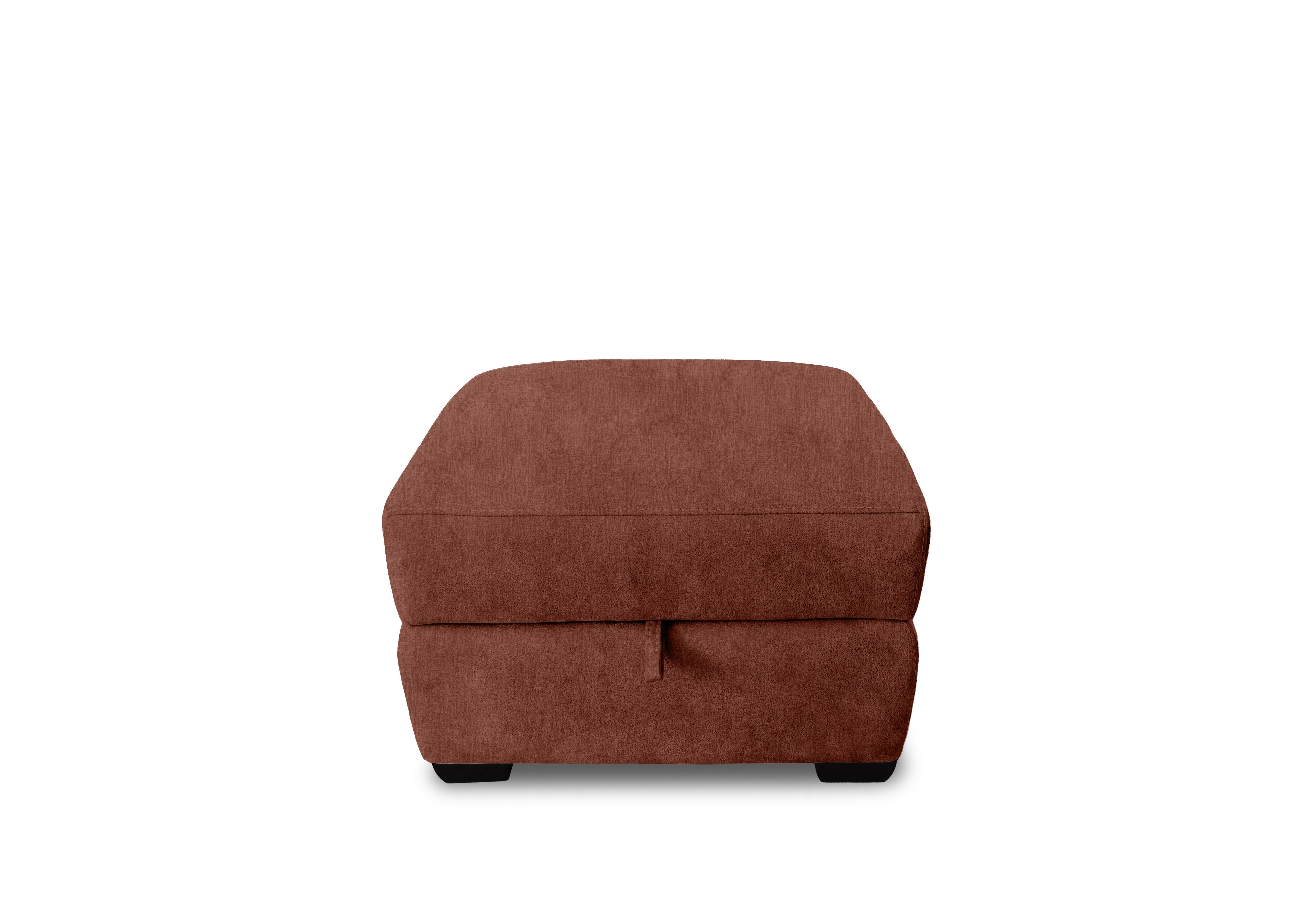 Echo Fabric Storage Footstool in Fab-Crn-R500 Caramel on Furniture Village