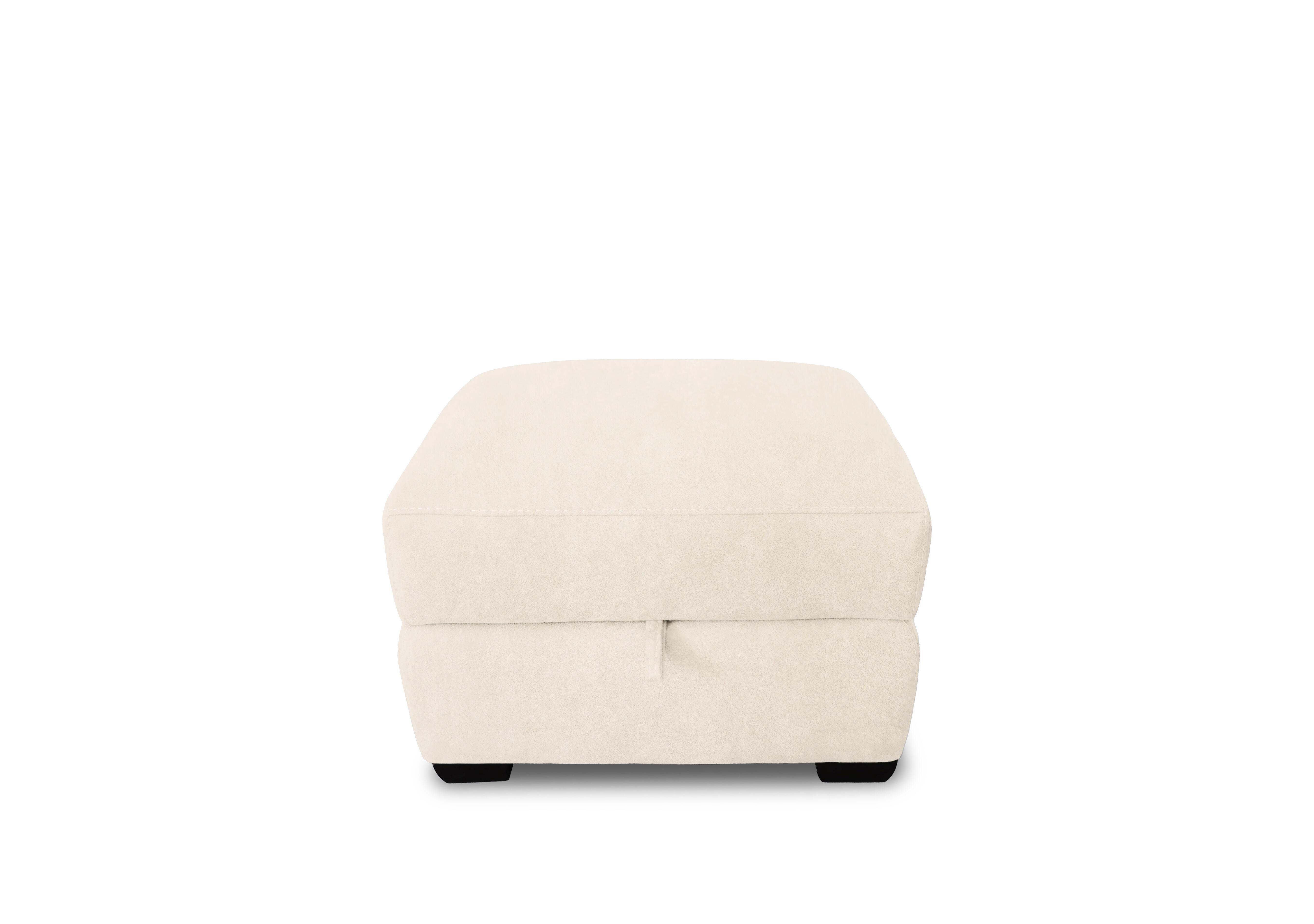 Echo Fabric Storage Footstool in Fab-Dab-R06 Beige on Furniture Village