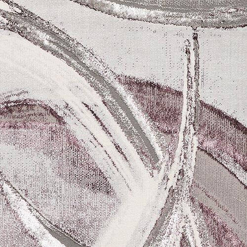 Xenio Rug in Grey - Purple on Furniture Village