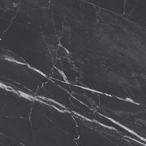 Felipe Coffee Table with Black Legs in Black - Marquina Marble on Furniture Village