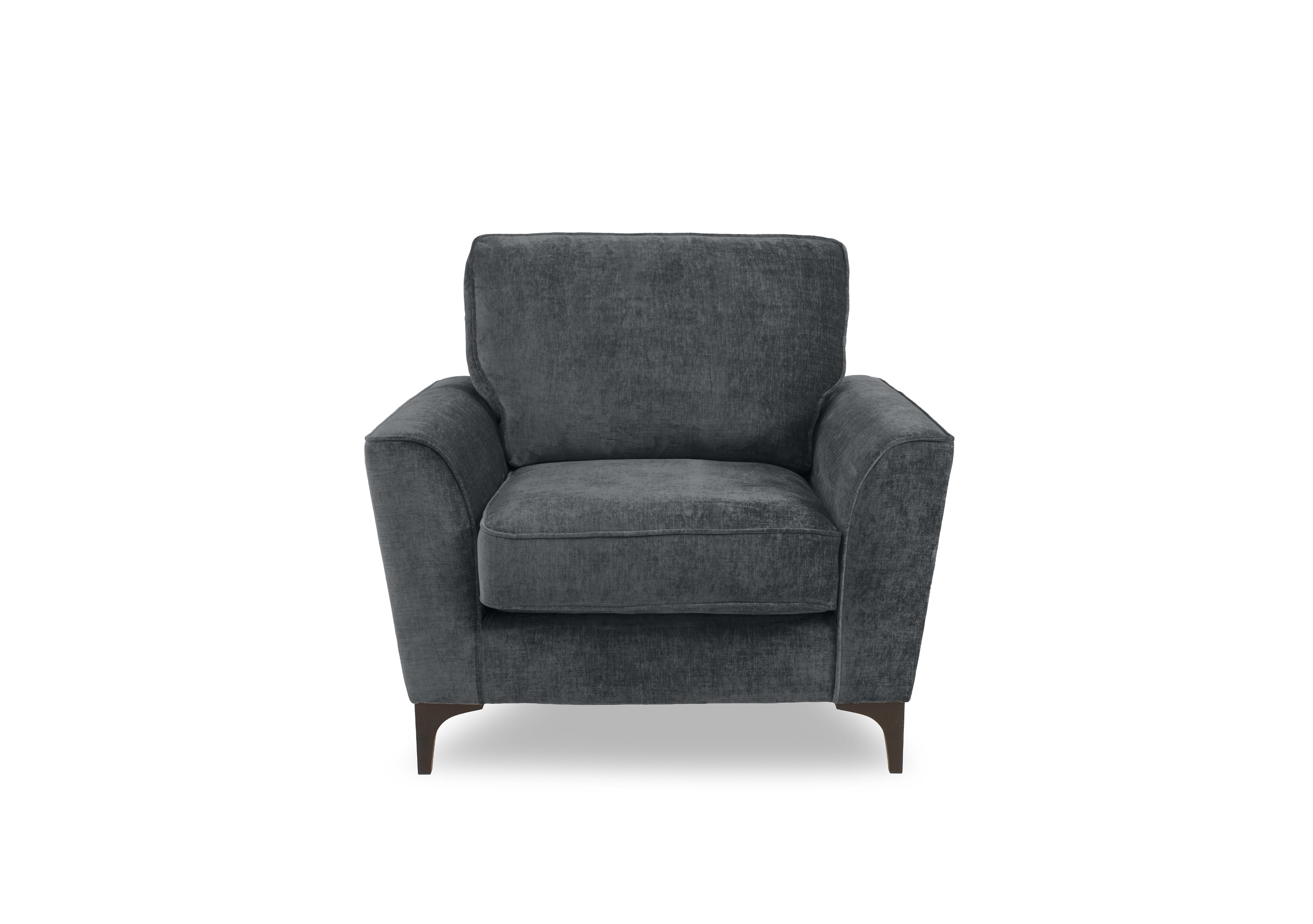 Primrose Armchair in Dion Battleship Dk Ft on Furniture Village