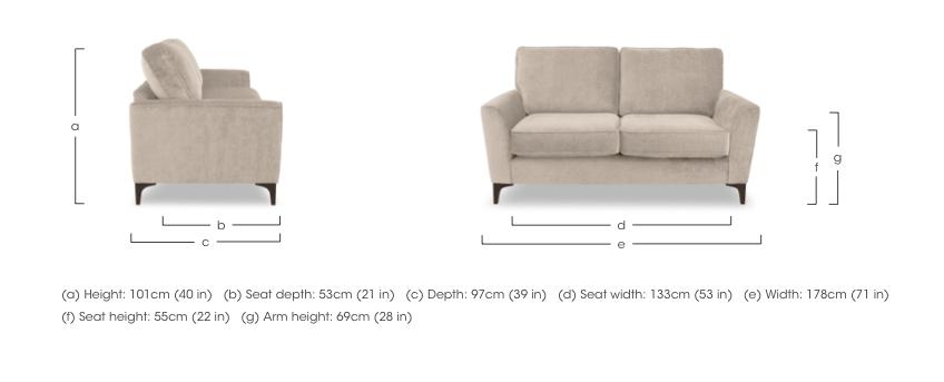Primrose 2 Seater Classic Back Sofa in  on Furniture Village