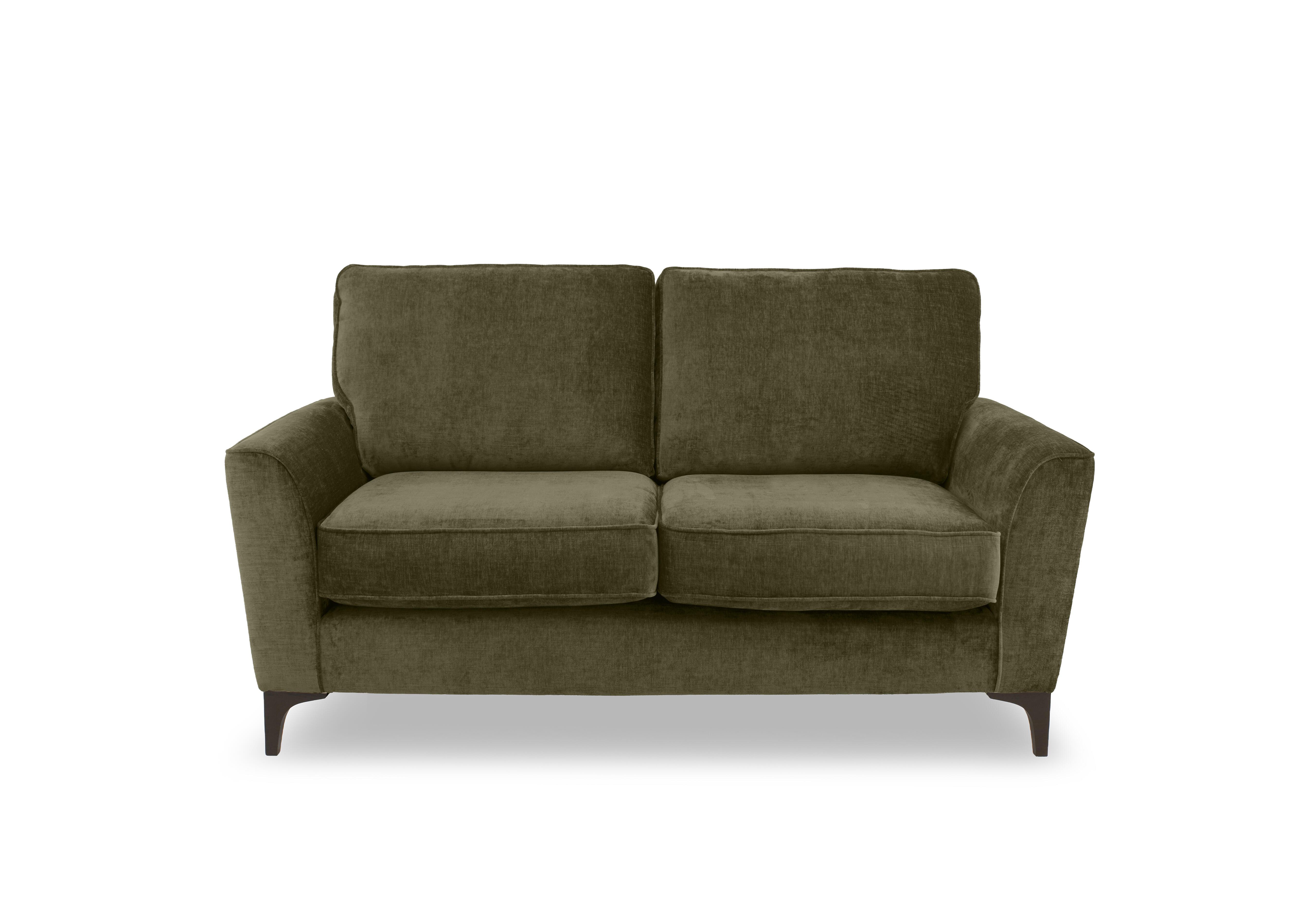 Primrose 2 Seater Classic Back Sofa in Dion Olive Dk Ft on Furniture Village