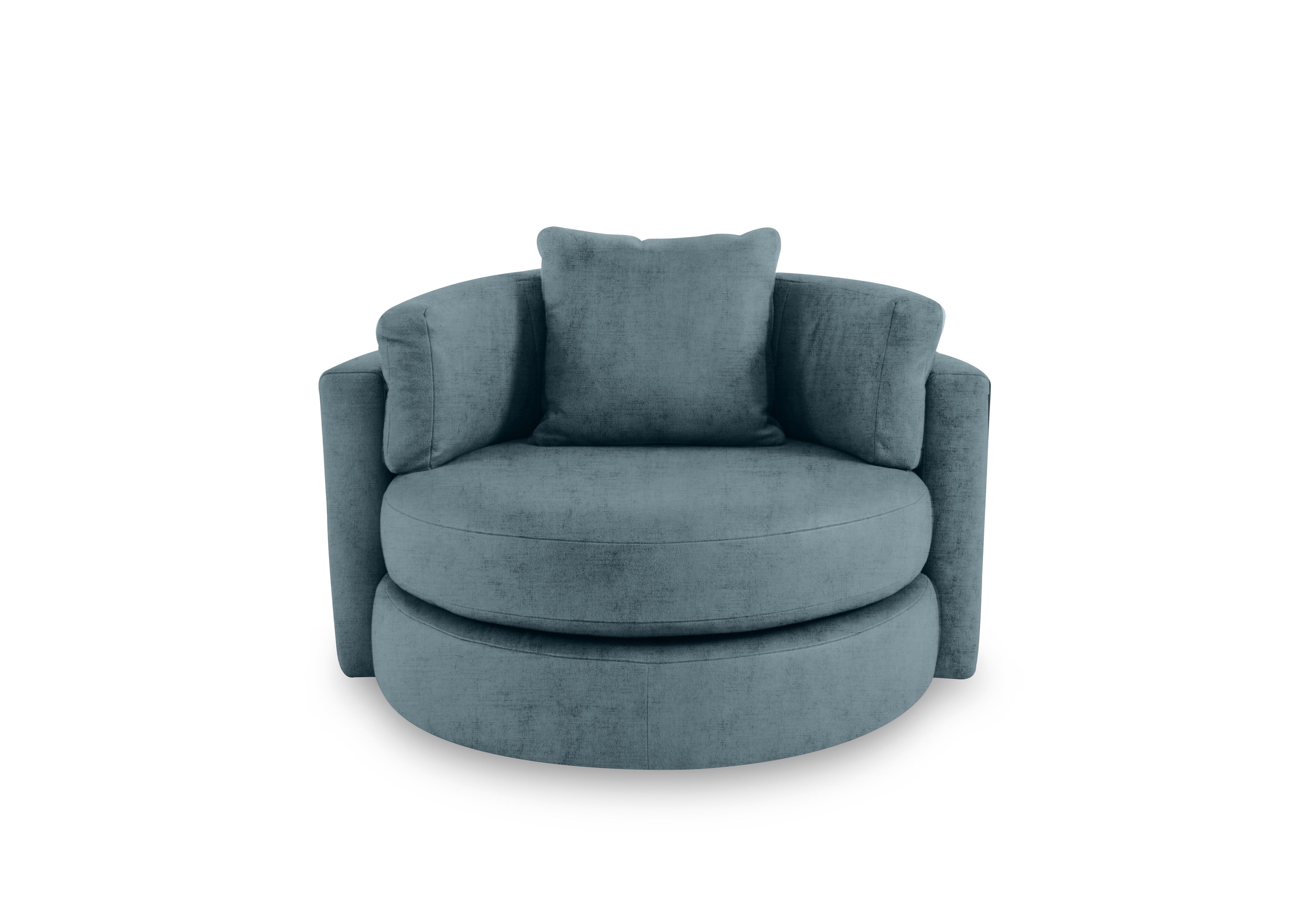 Primrose Swivel Chair in Dion Capri on Furniture Village