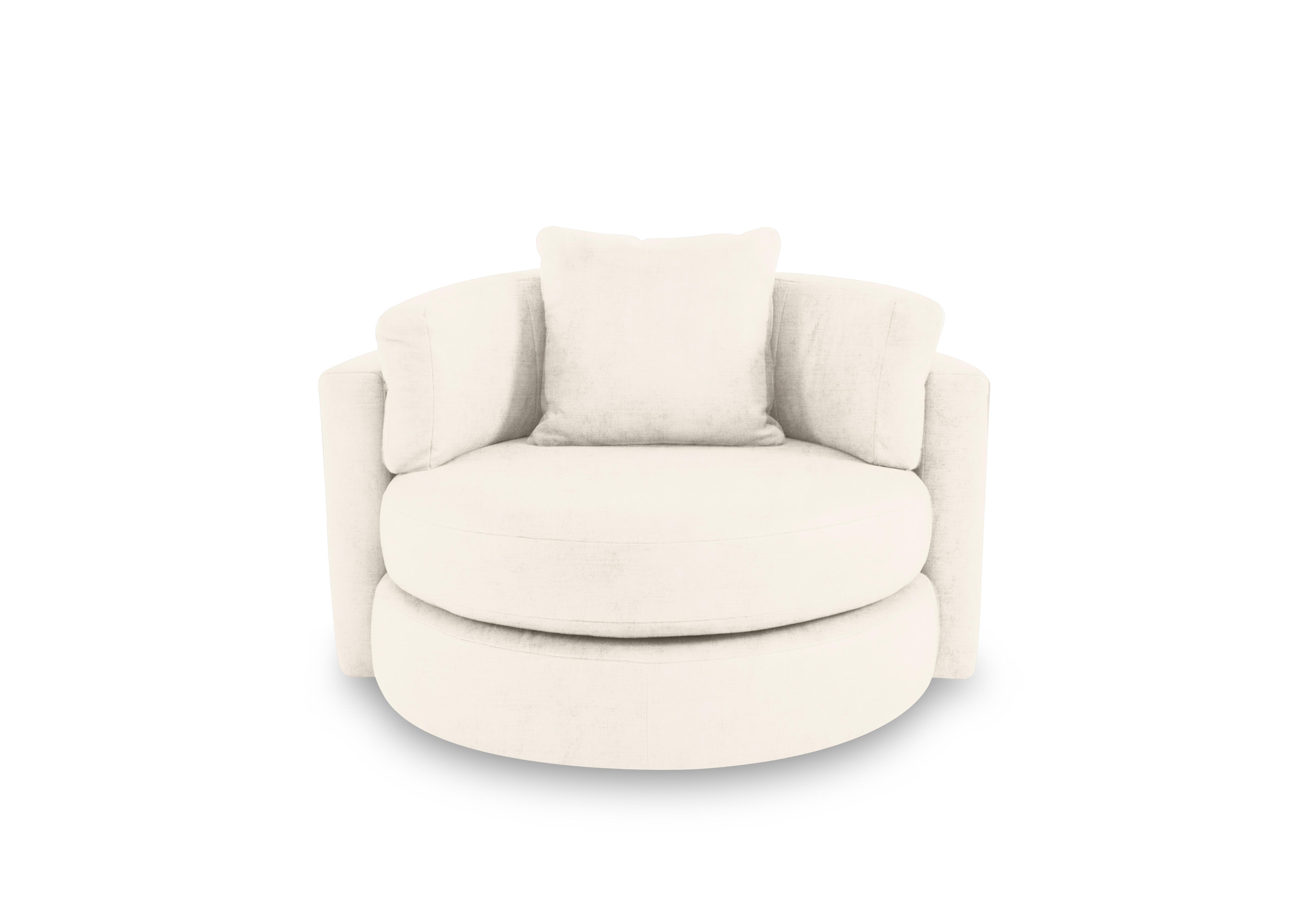 Primrose Swivel Chair in Dion Coconut on Furniture Village