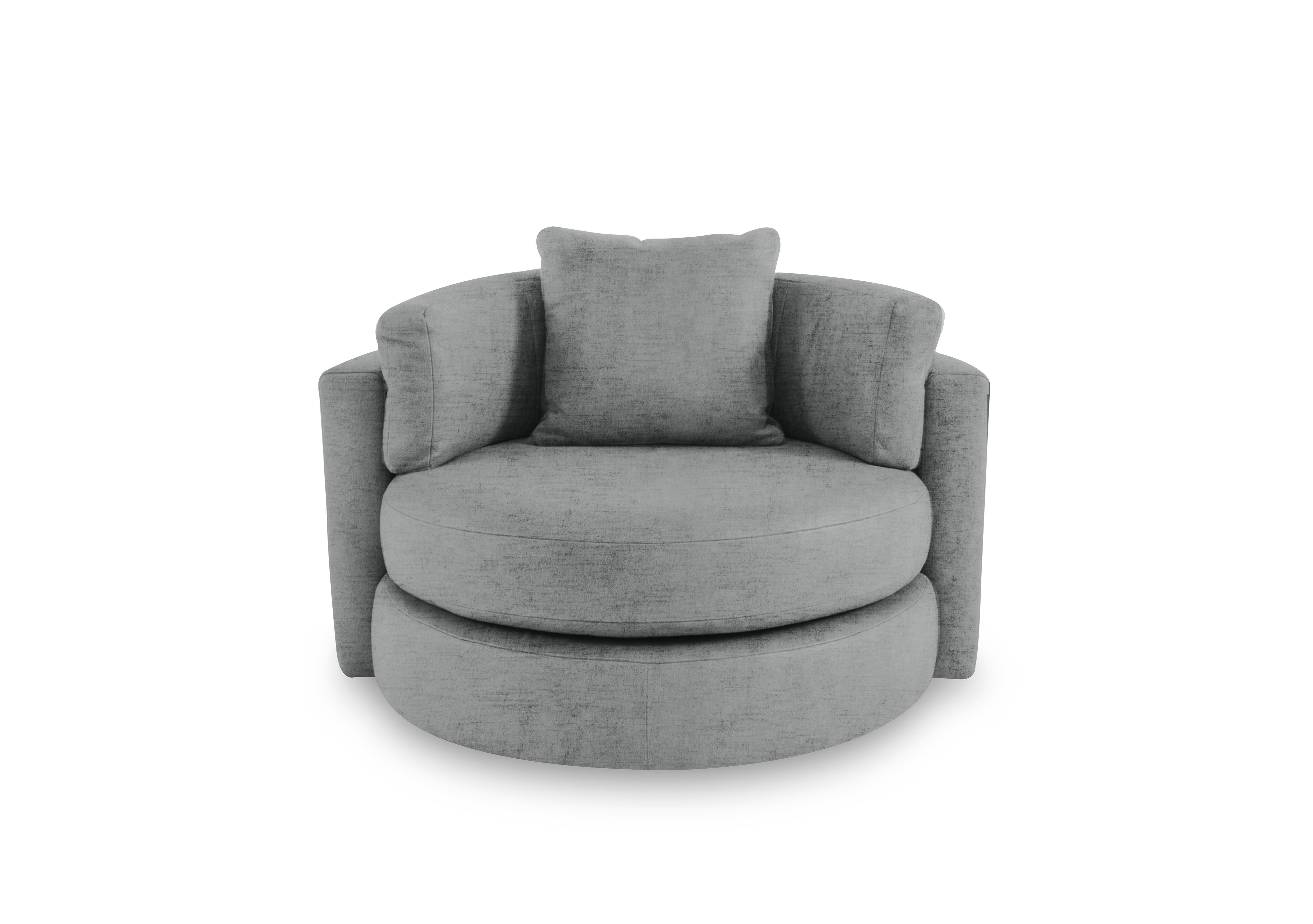 Primrose Swivel Chair in Dion Flagstone on Furniture Village