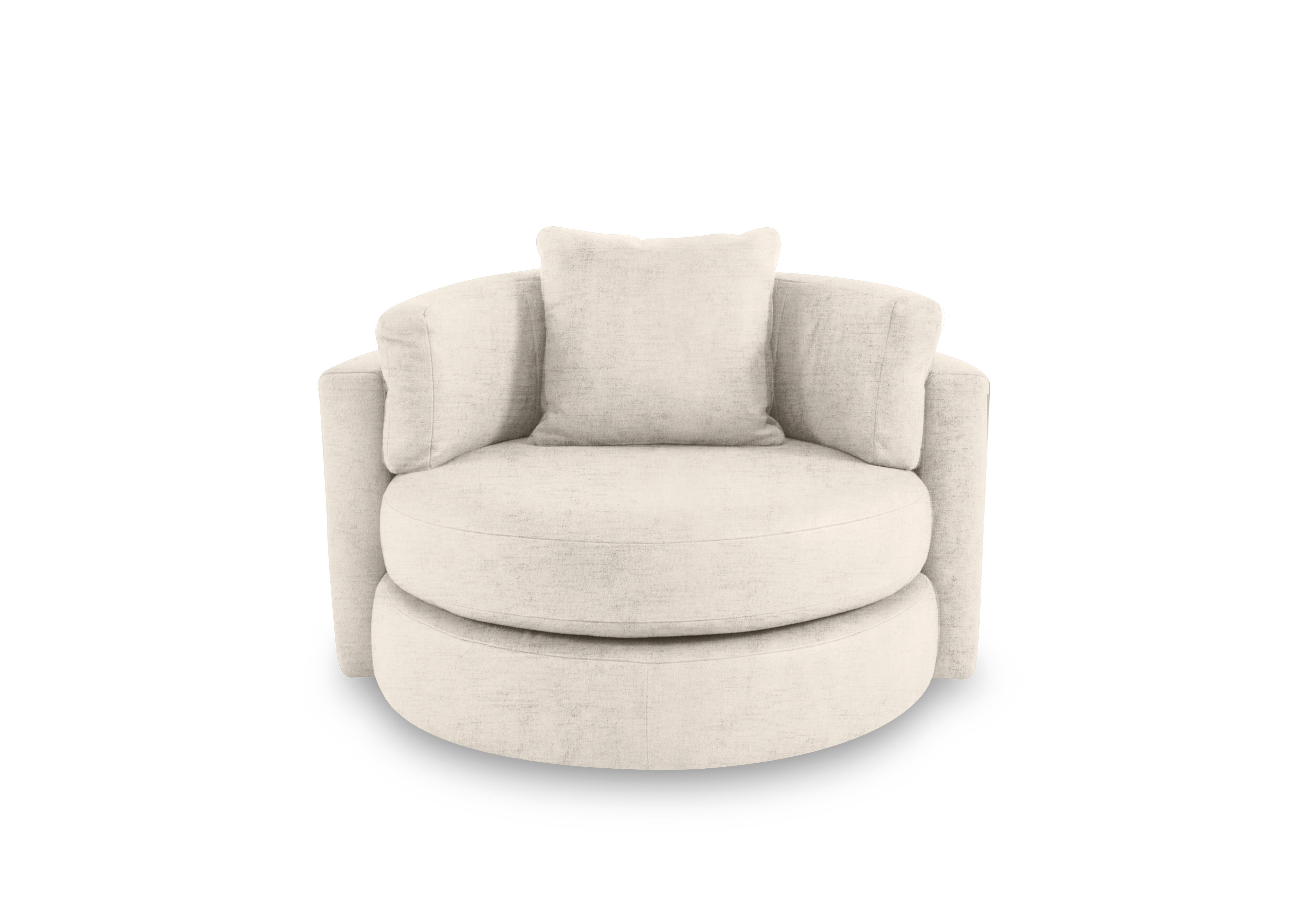 Primrose Swivel Chair in Dion Ghost on Furniture Village