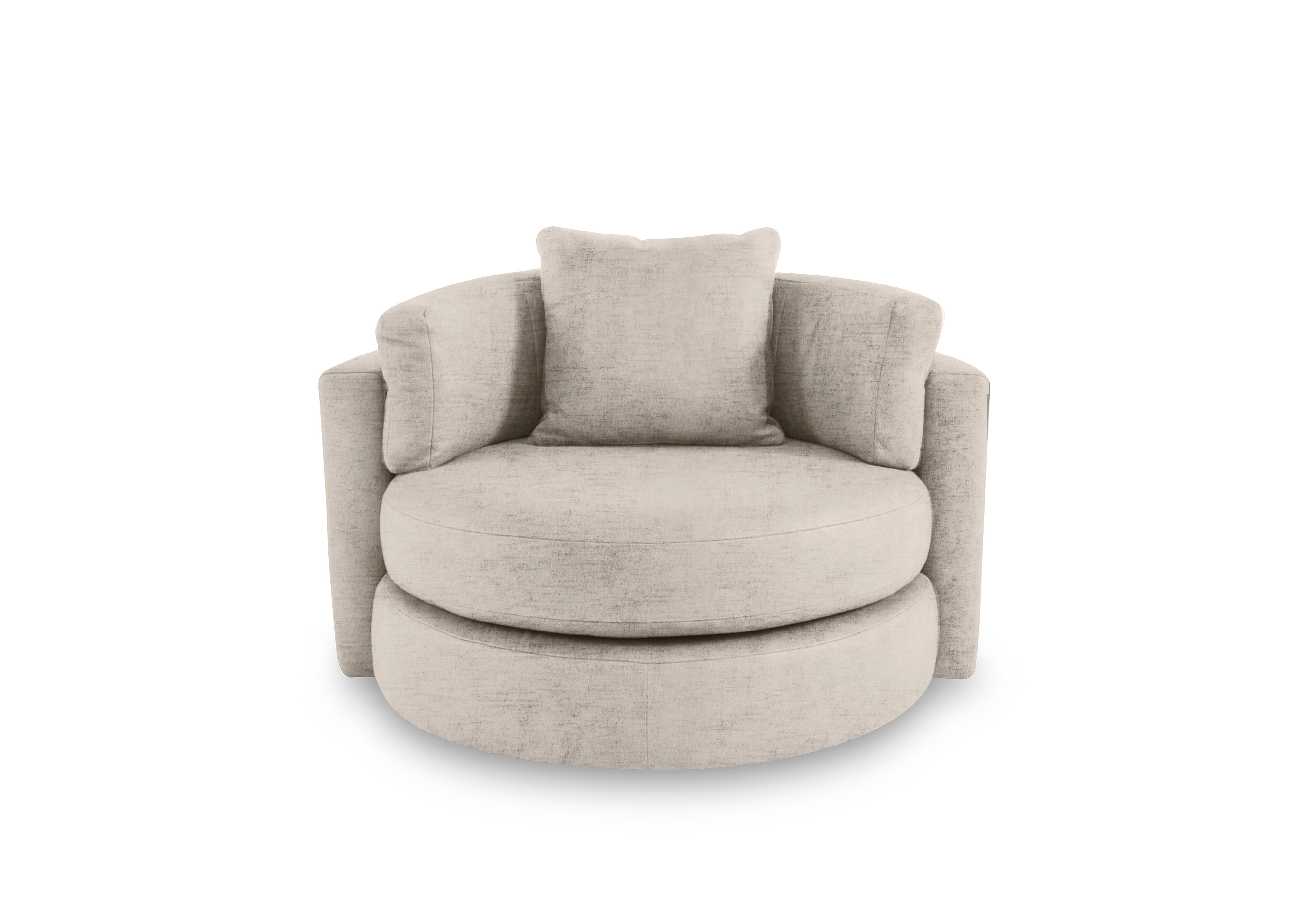 Primrose Swivel Chair in Dion Husk on Furniture Village