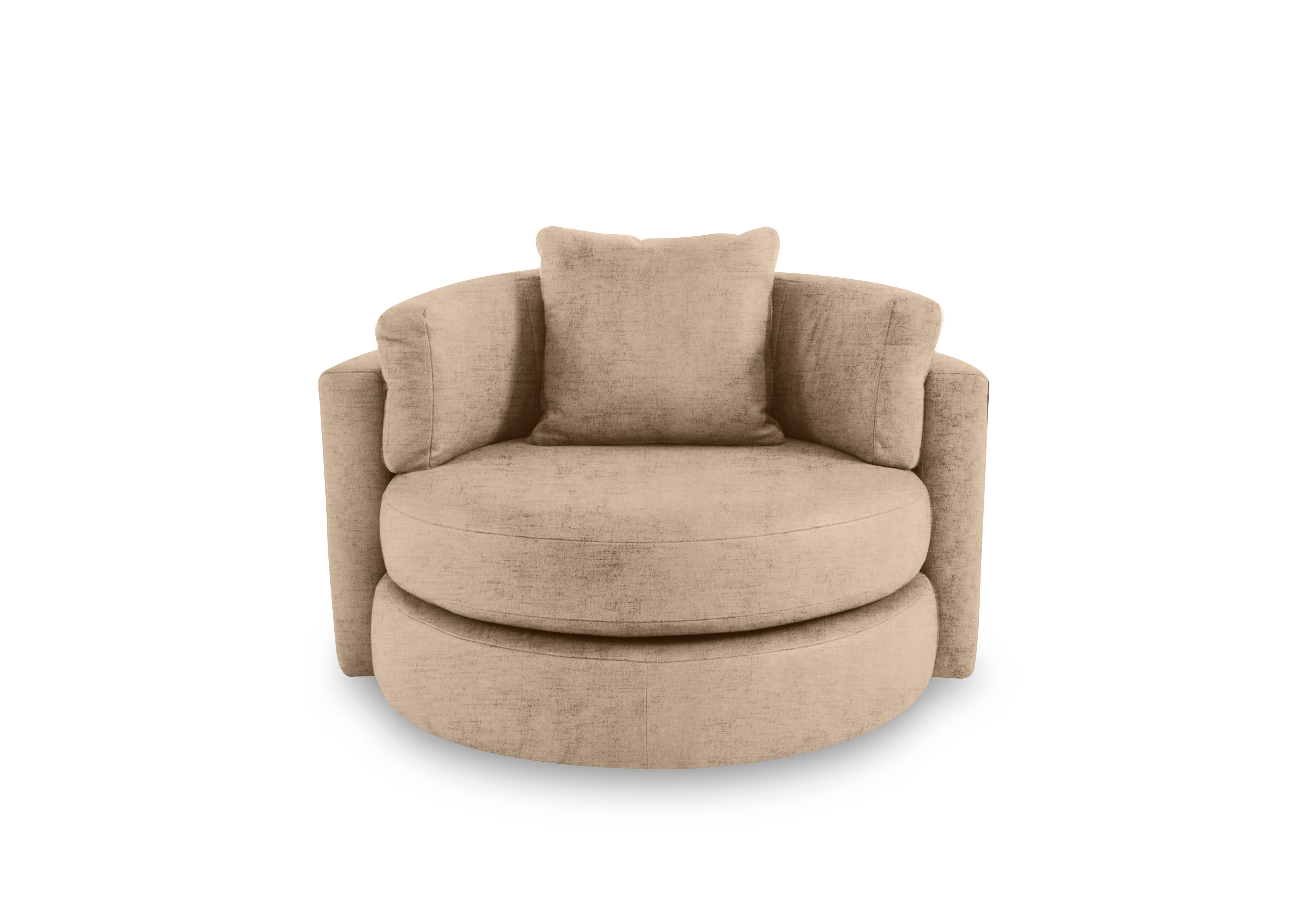 Primrose Swivel Chair in Dion Sand on Furniture Village