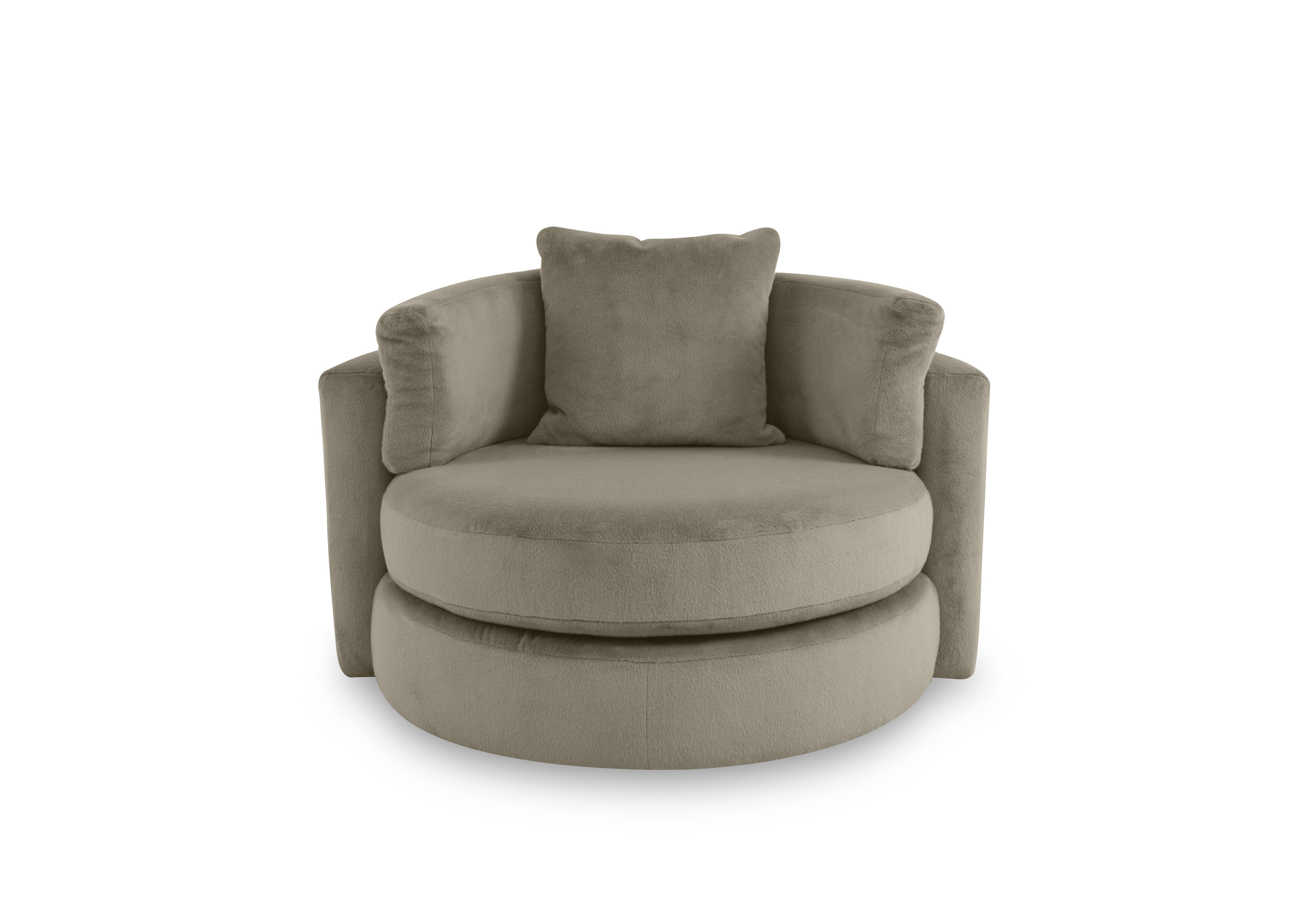 Primrose Swivel Chair in Lynx Khaki on Furniture Village