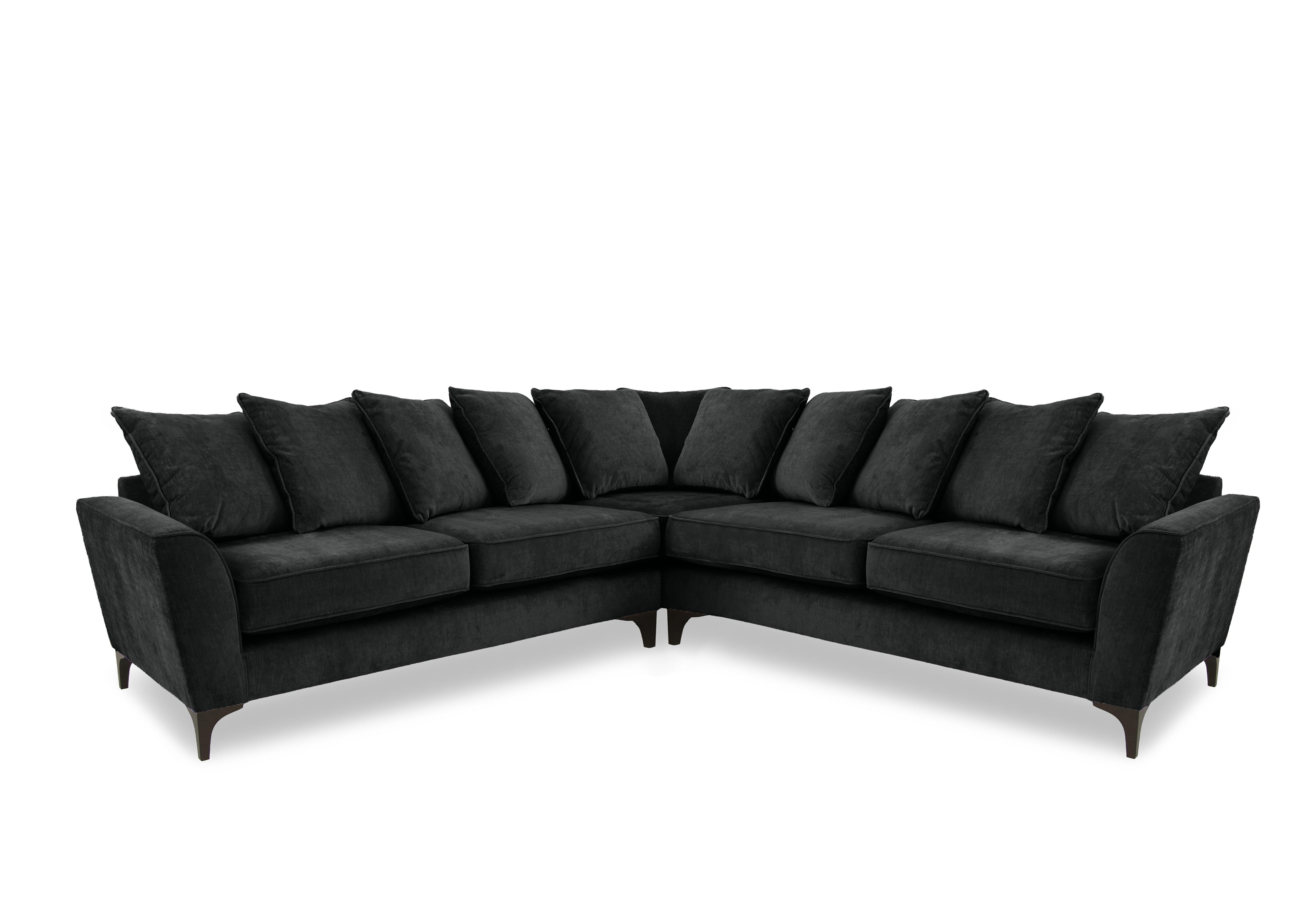 Primrose Large Scatter Back Corner Sofa in Dion Monument Dk Ft on Furniture Village