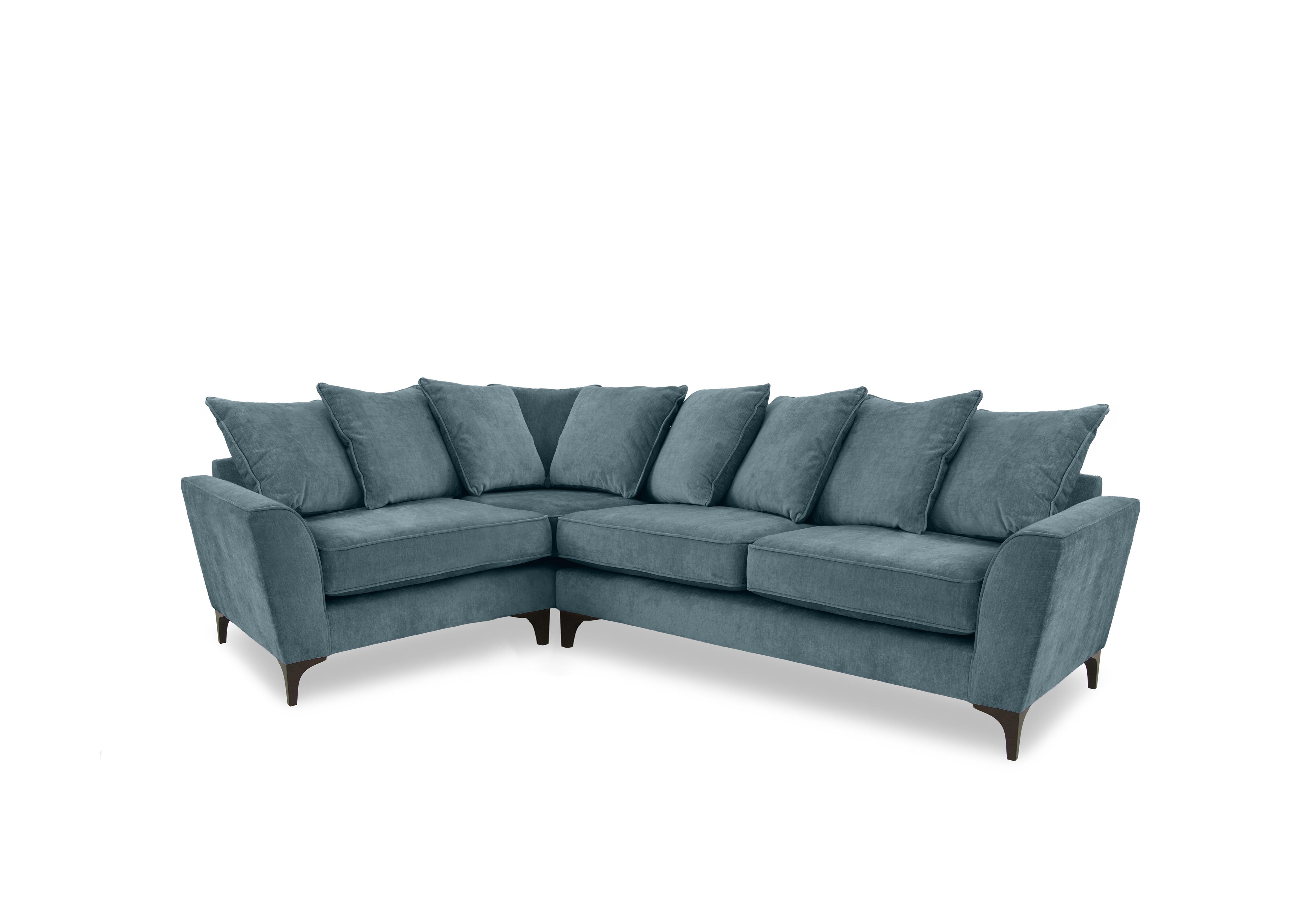 Primrose Small Scatter Back Corner Sofa in Dion Capri Dk Ft on Furniture Village