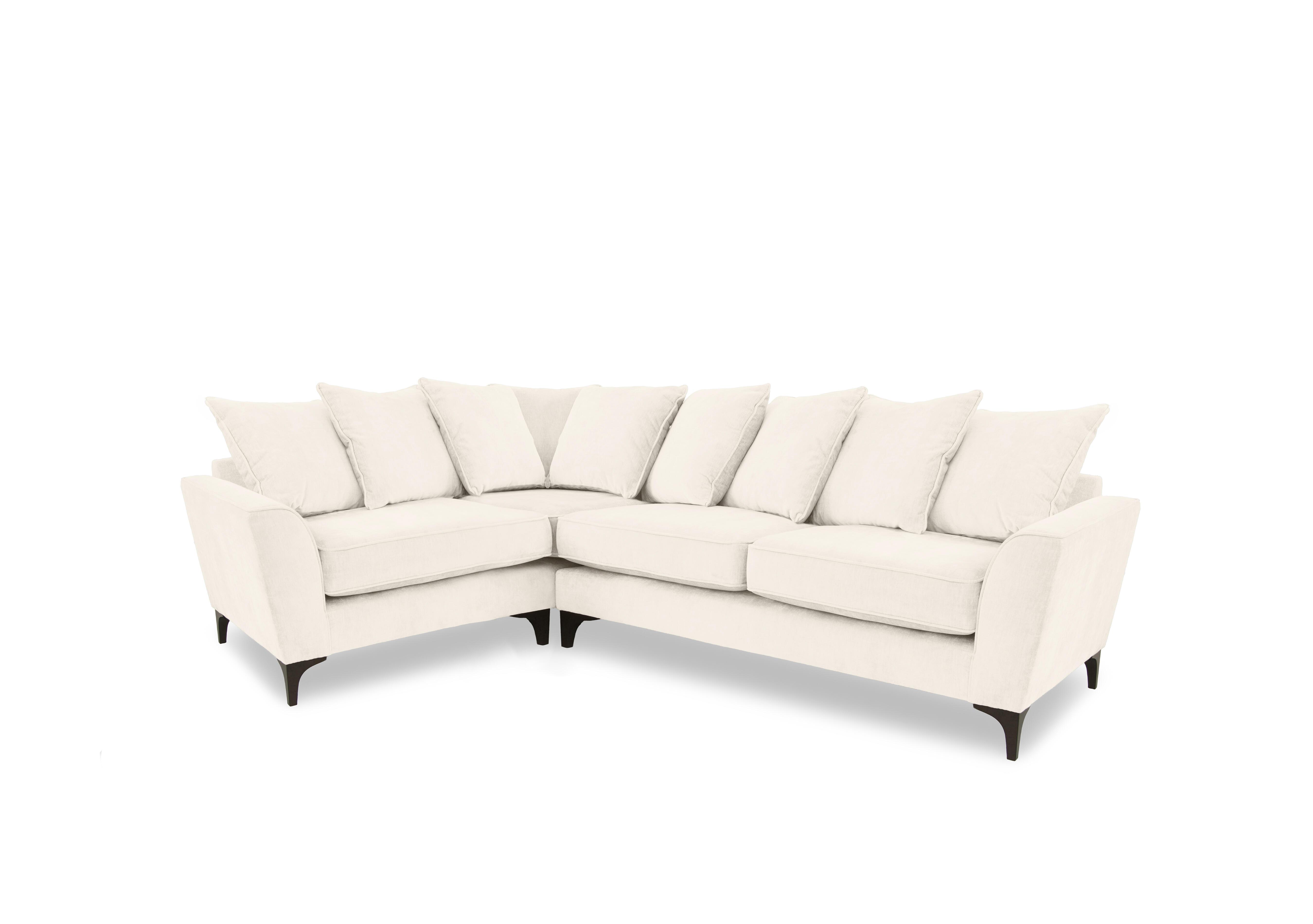 Primrose Small Scatter Back Corner Sofa in Dion Coconut Dk Ft on Furniture Village