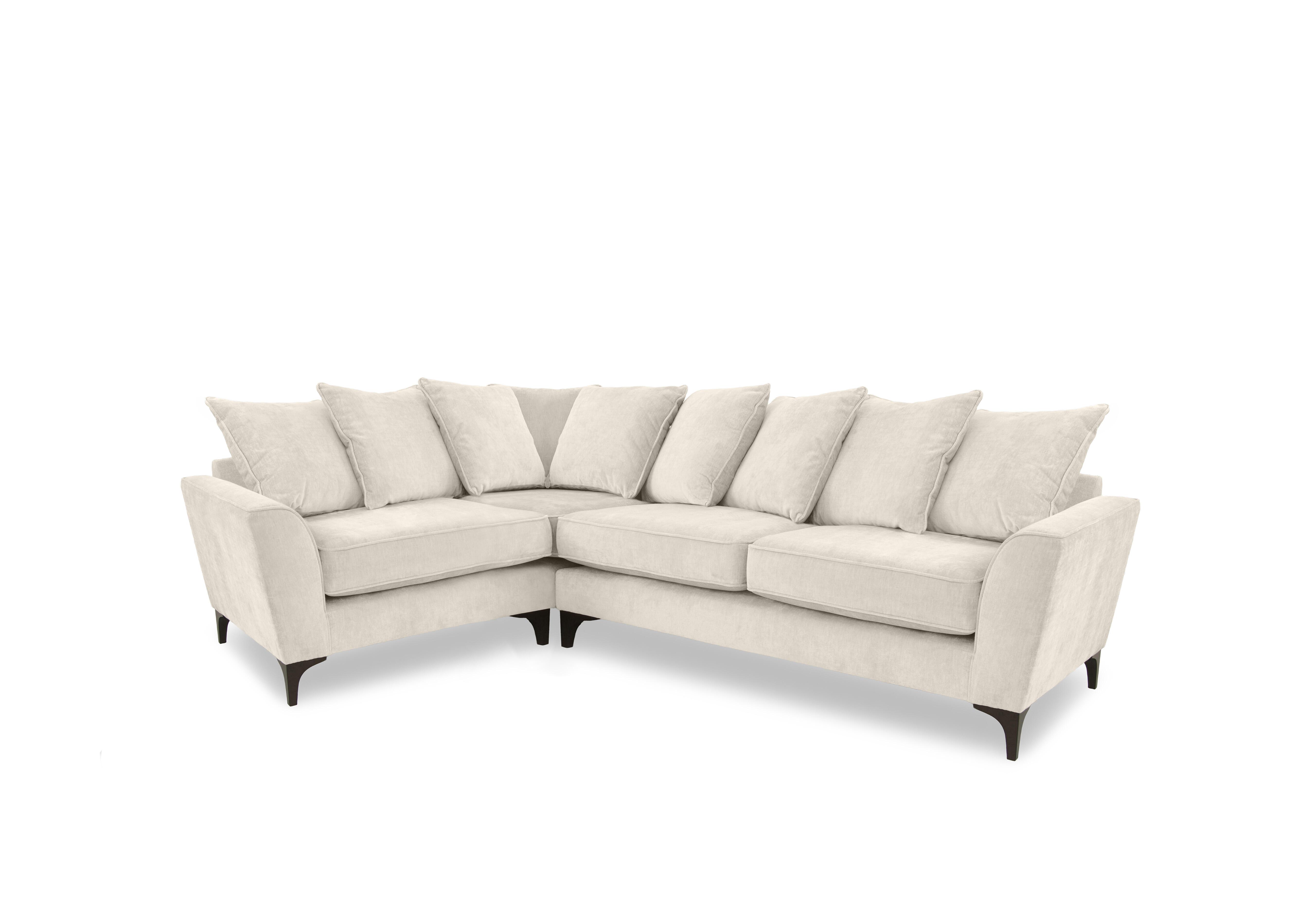 Primrose Small Scatter Back Corner Sofa in Dion Ghost Dk Ft on Furniture Village