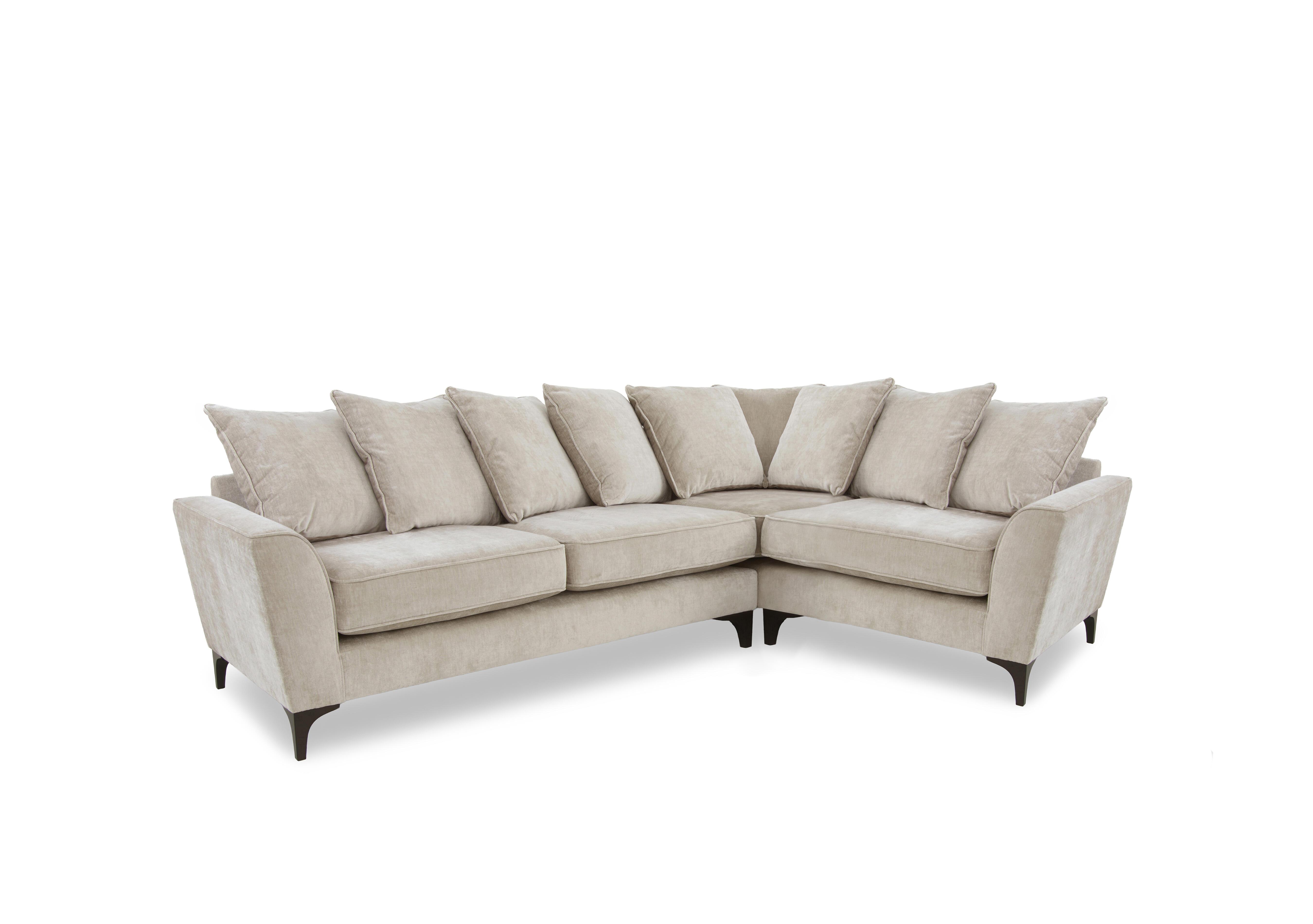 Primrose Small Scatter Back Corner Sofa in Dion Husk Dk Ft on Furniture Village