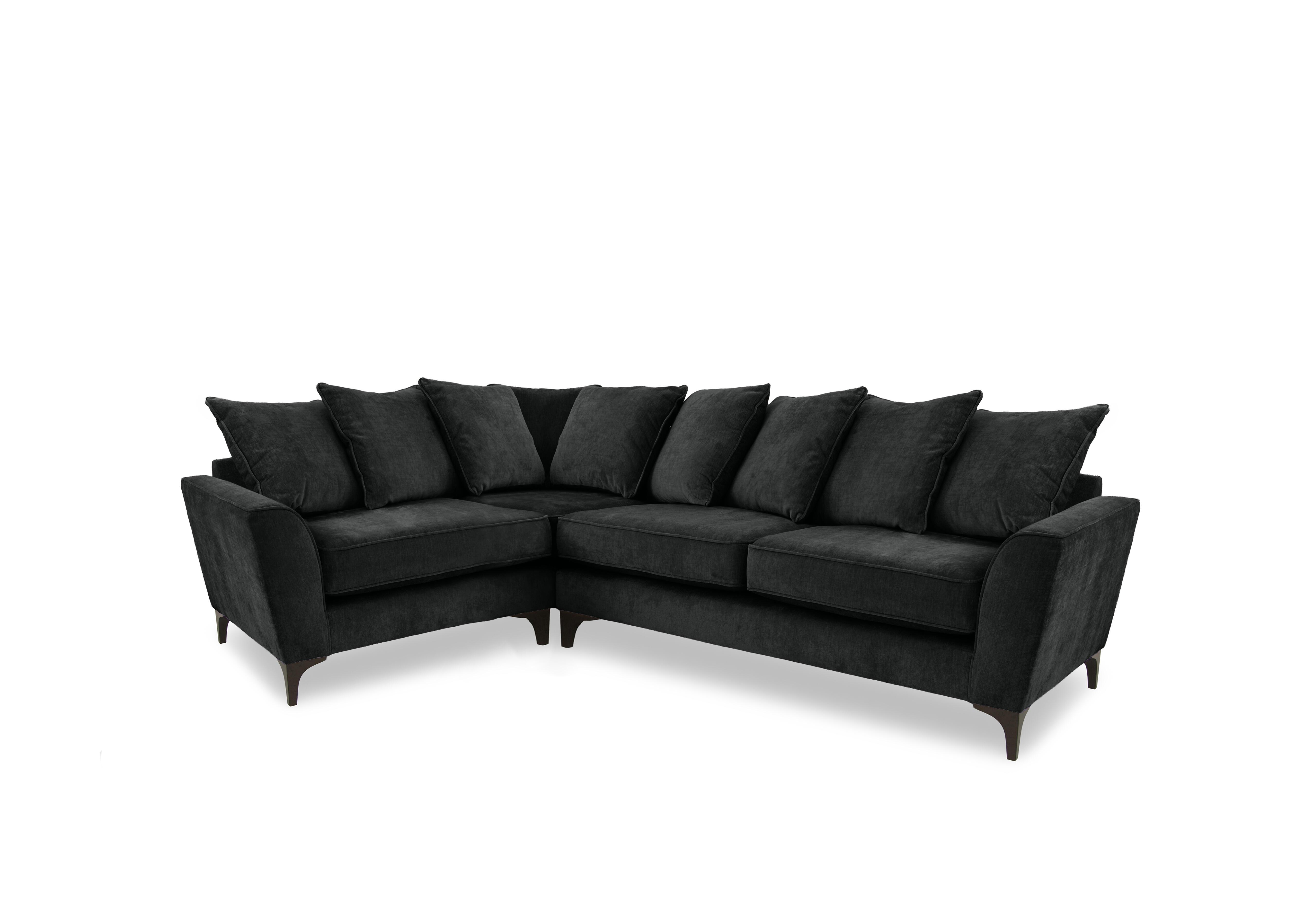 Primrose Small Scatter Back Corner Sofa in Dion Monument Dk Ft on Furniture Village