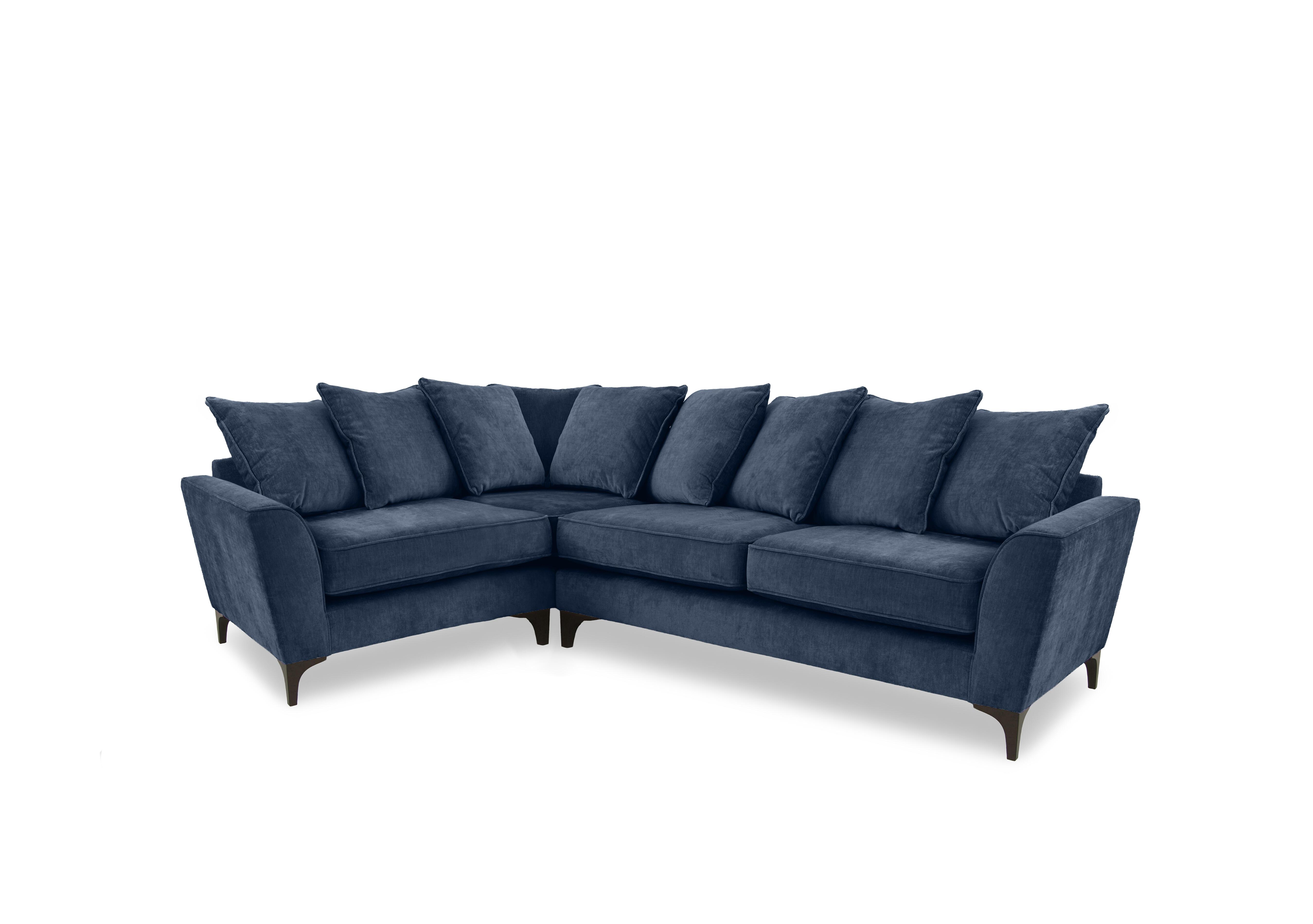 Primrose Small Scatter Back Corner Sofa in Dion Oxford Dk Ft on Furniture Village