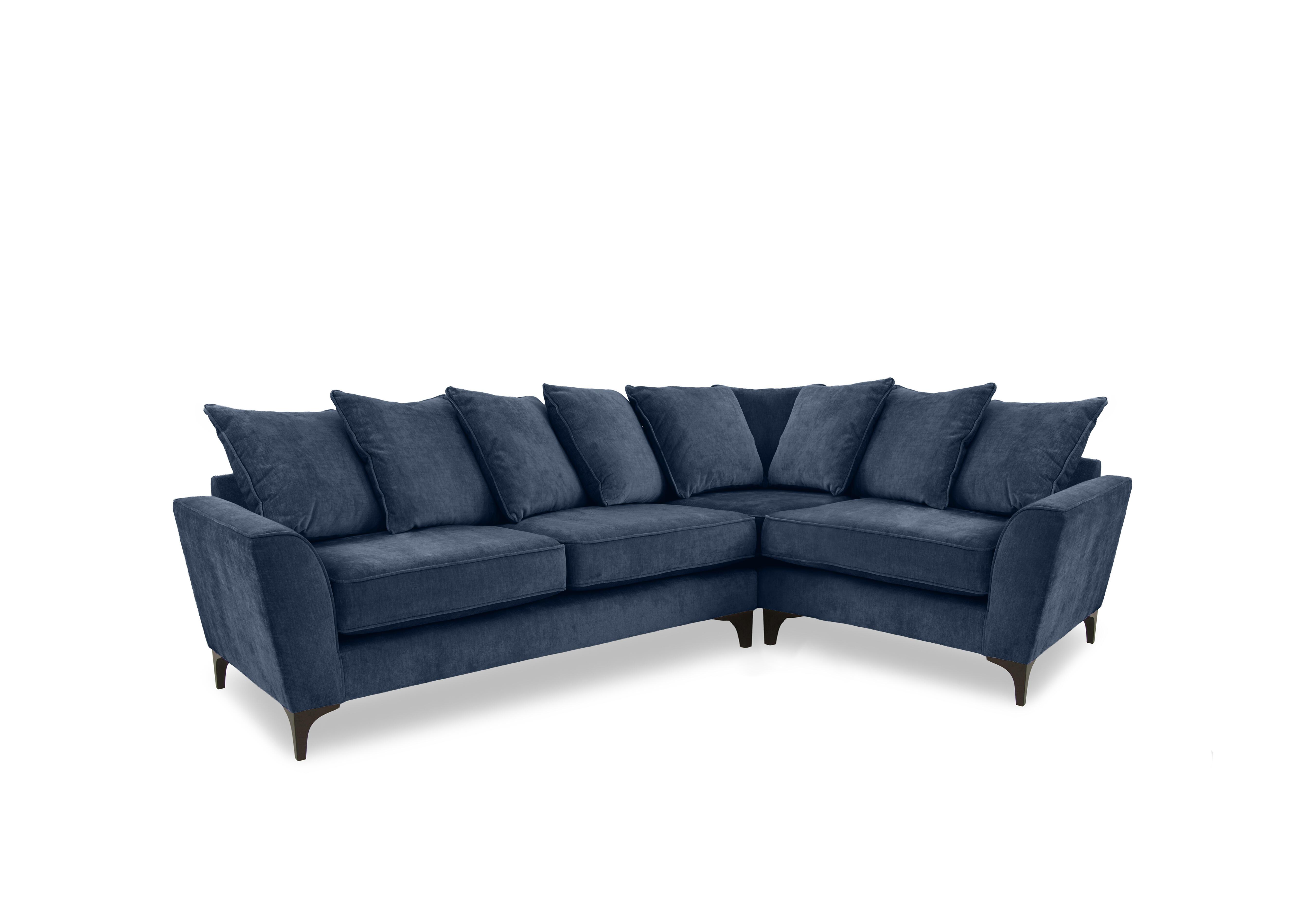 Primrose Small Scatter Back Corner Sofa in Dion Oxford Dk Ft on Furniture Village