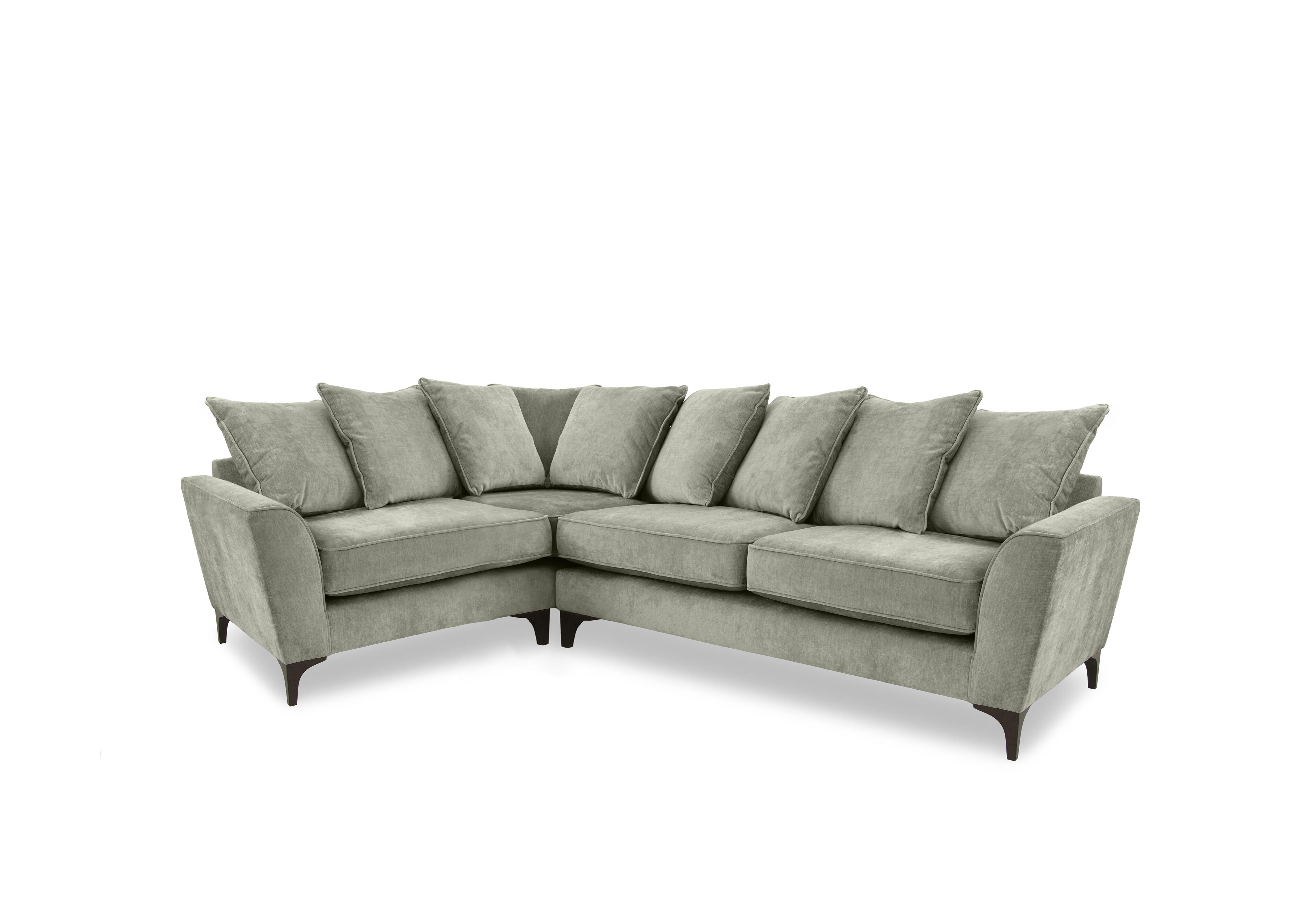 Primrose Small Scatter Back Corner Sofa in Dion Sage Dk Ft on Furniture Village