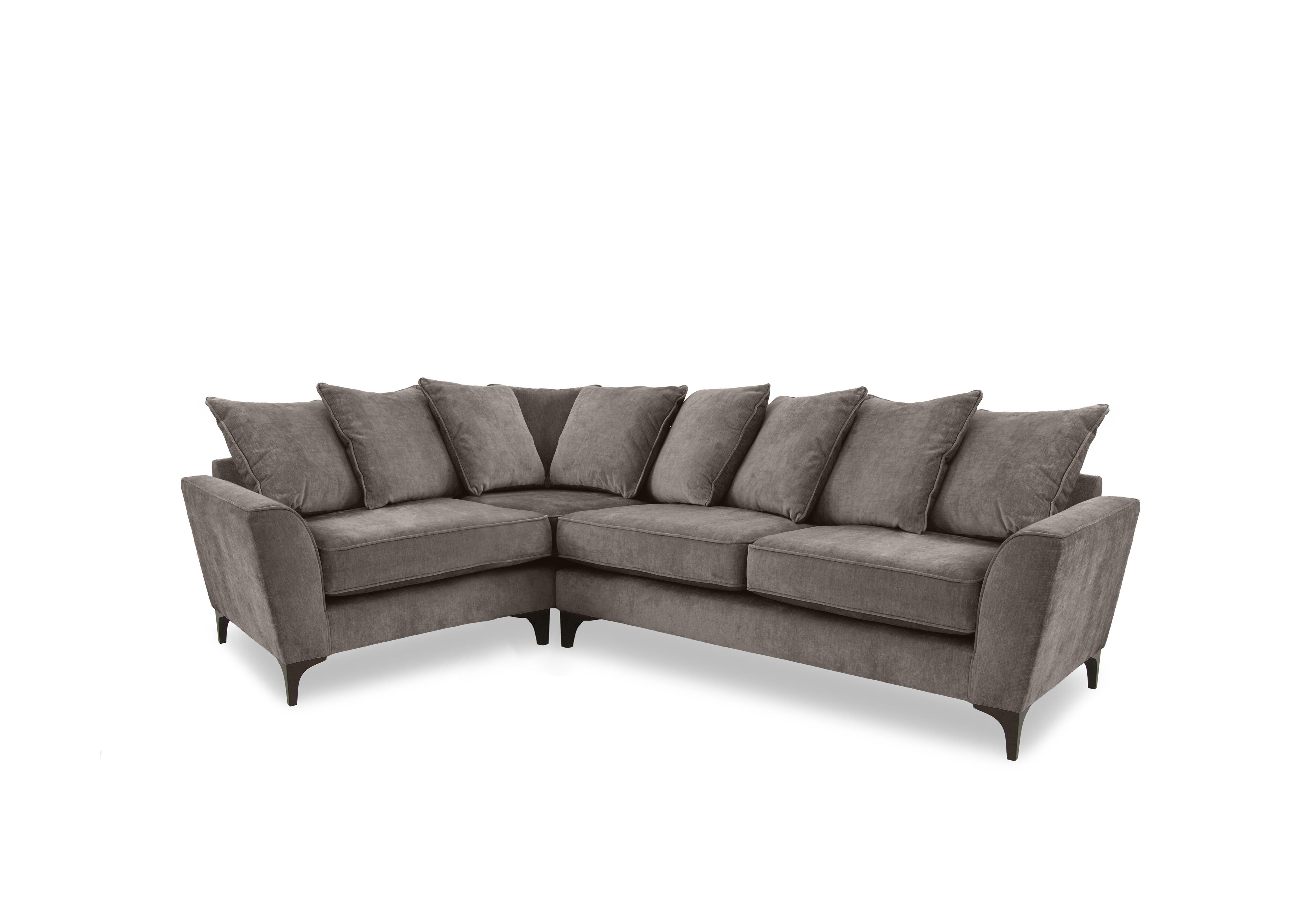 Primrose Small Scatter Back Corner Sofa in Dion Shadow Dk Ft on Furniture Village