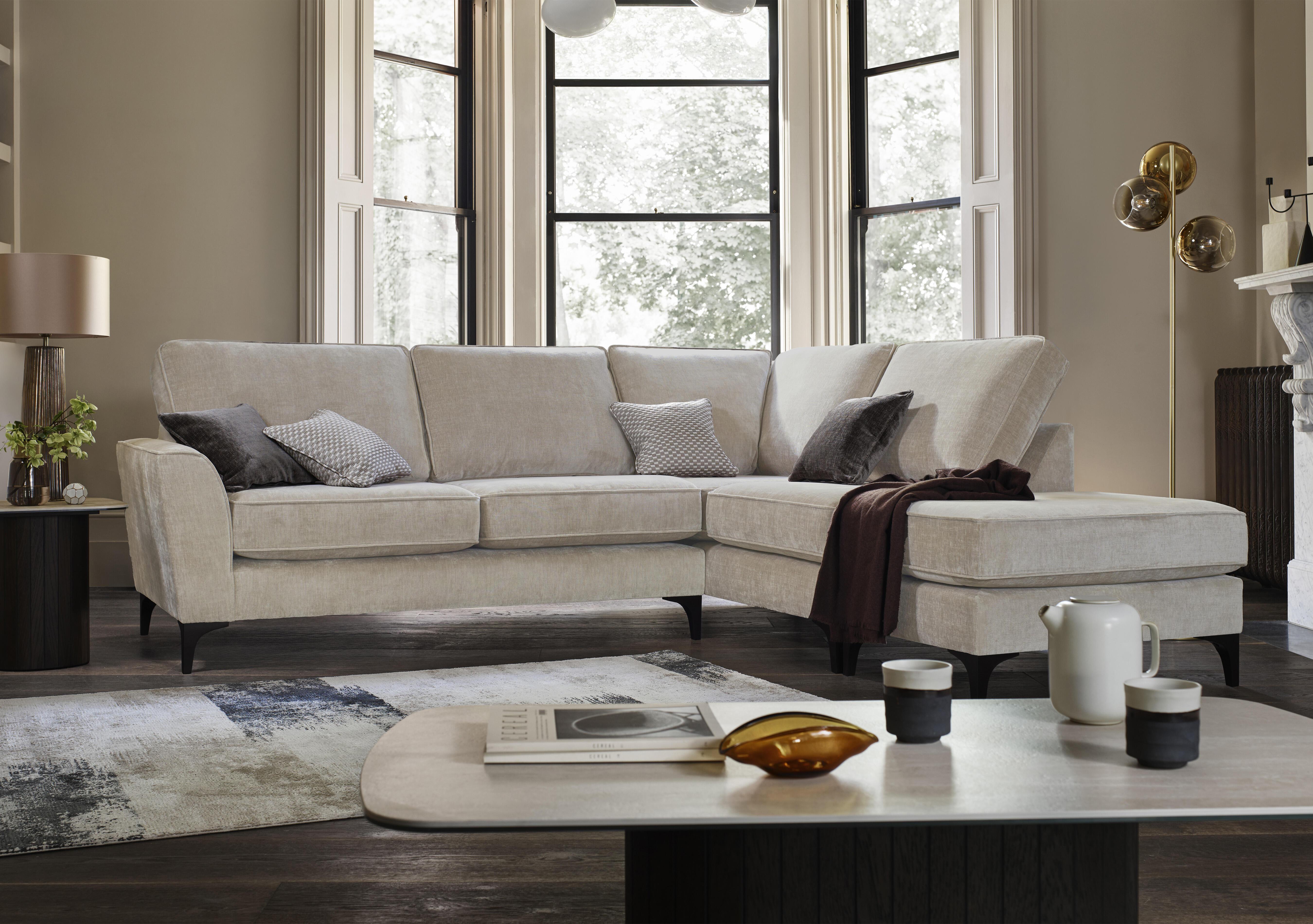 Primrose Classic Back Corner Sofa with Footstool in  on Furniture Village