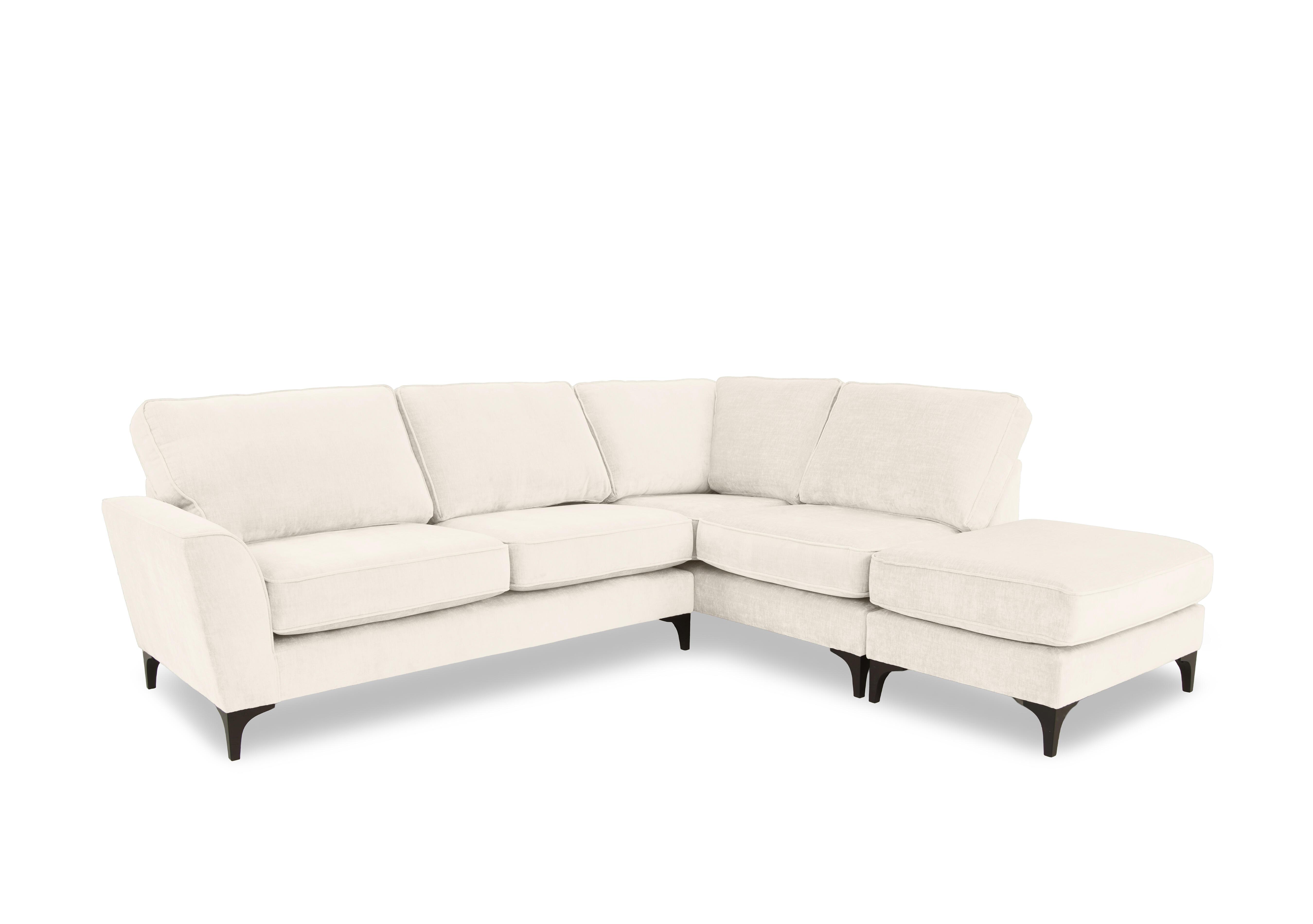 Primrose Classic Back Corner Sofa with Footstool in Dion Coconut Dk Ft on Furniture Village