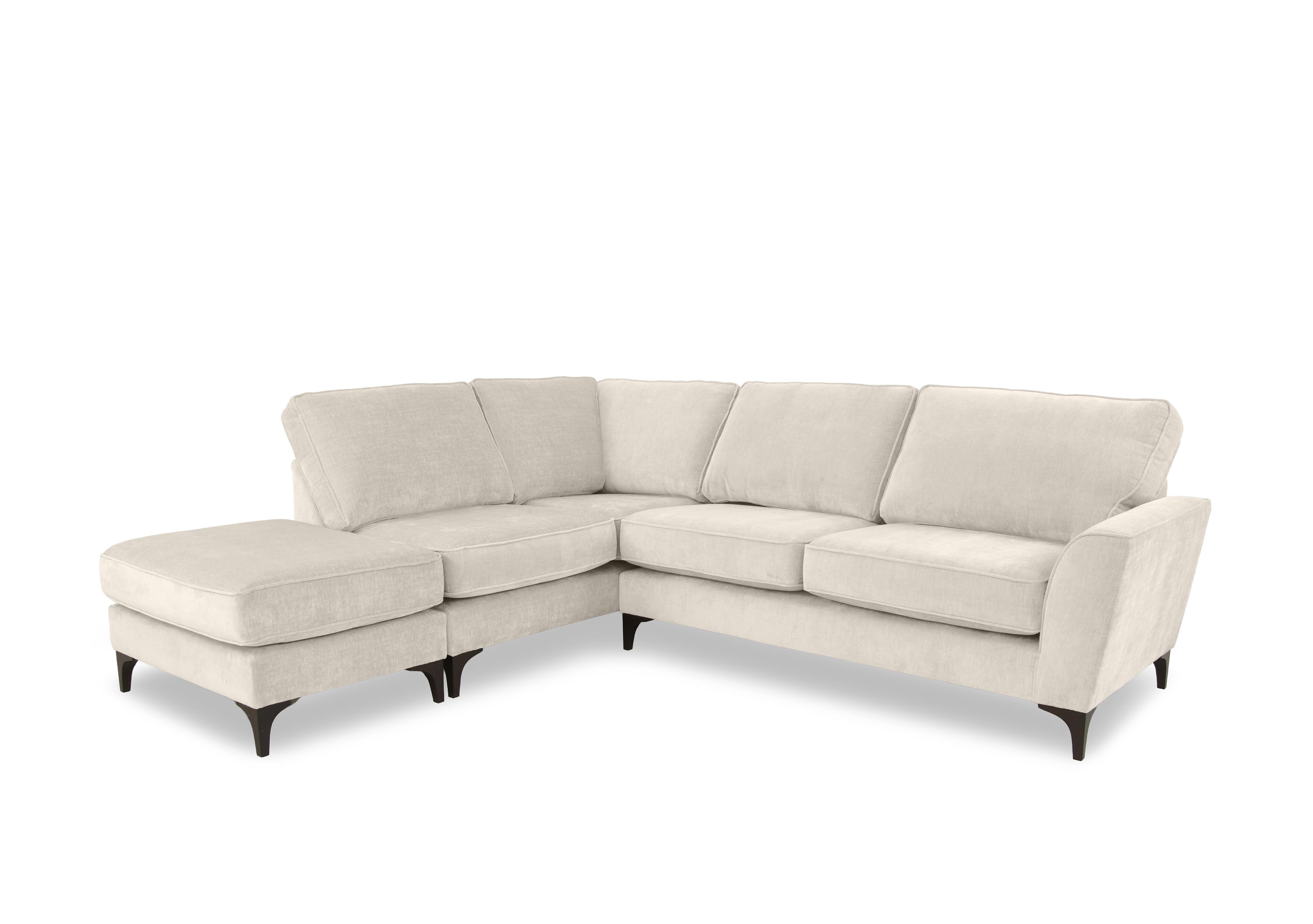 Primrose Classic Back Corner Sofa with Footstool in Dion Ghost Dk Ft on Furniture Village