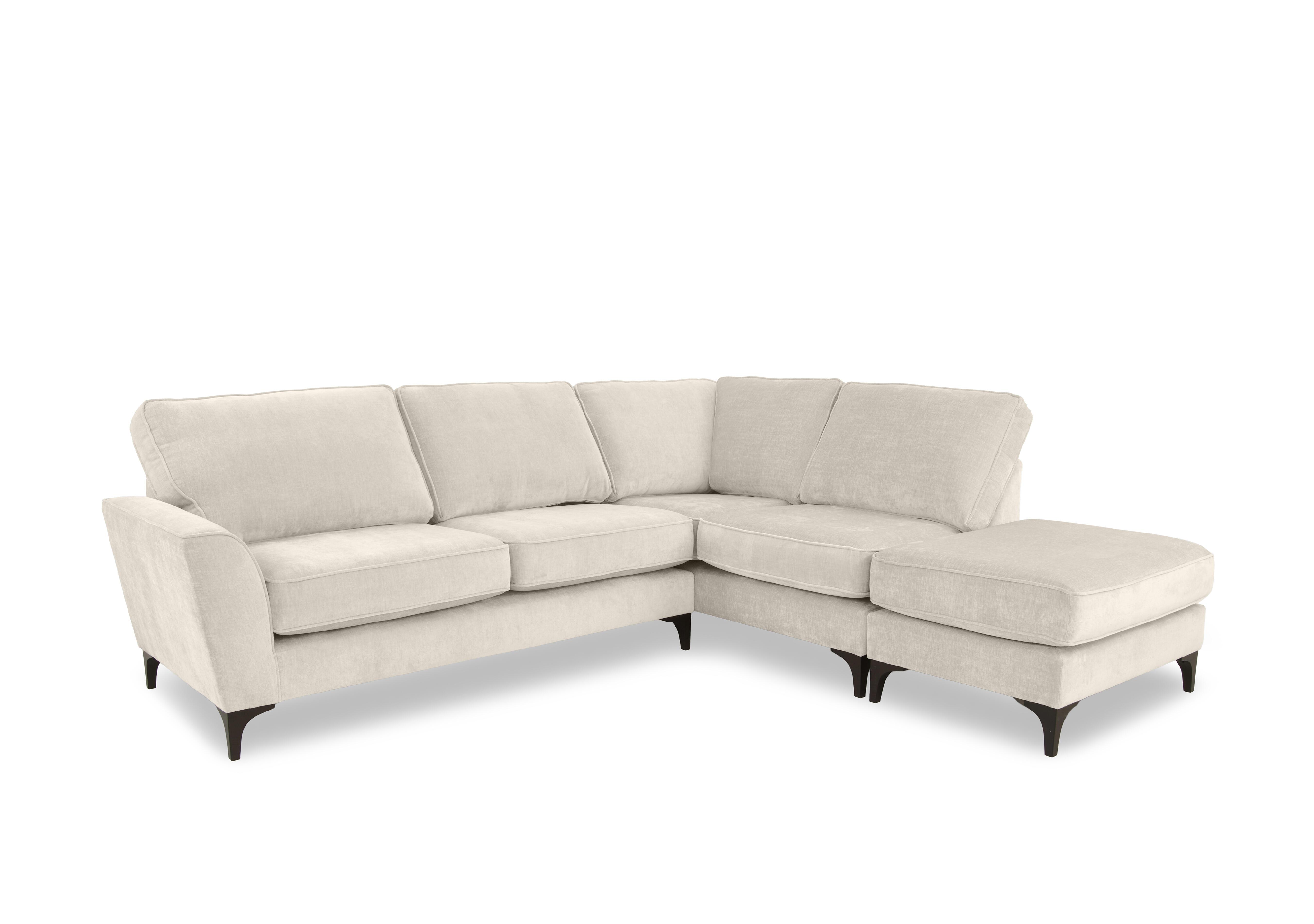 Primrose Classic Back Corner Sofa with Footstool in Dion Ghost Dk Ft on Furniture Village