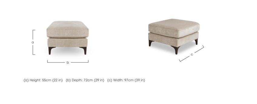 Primrose Footstool in  on Furniture Village