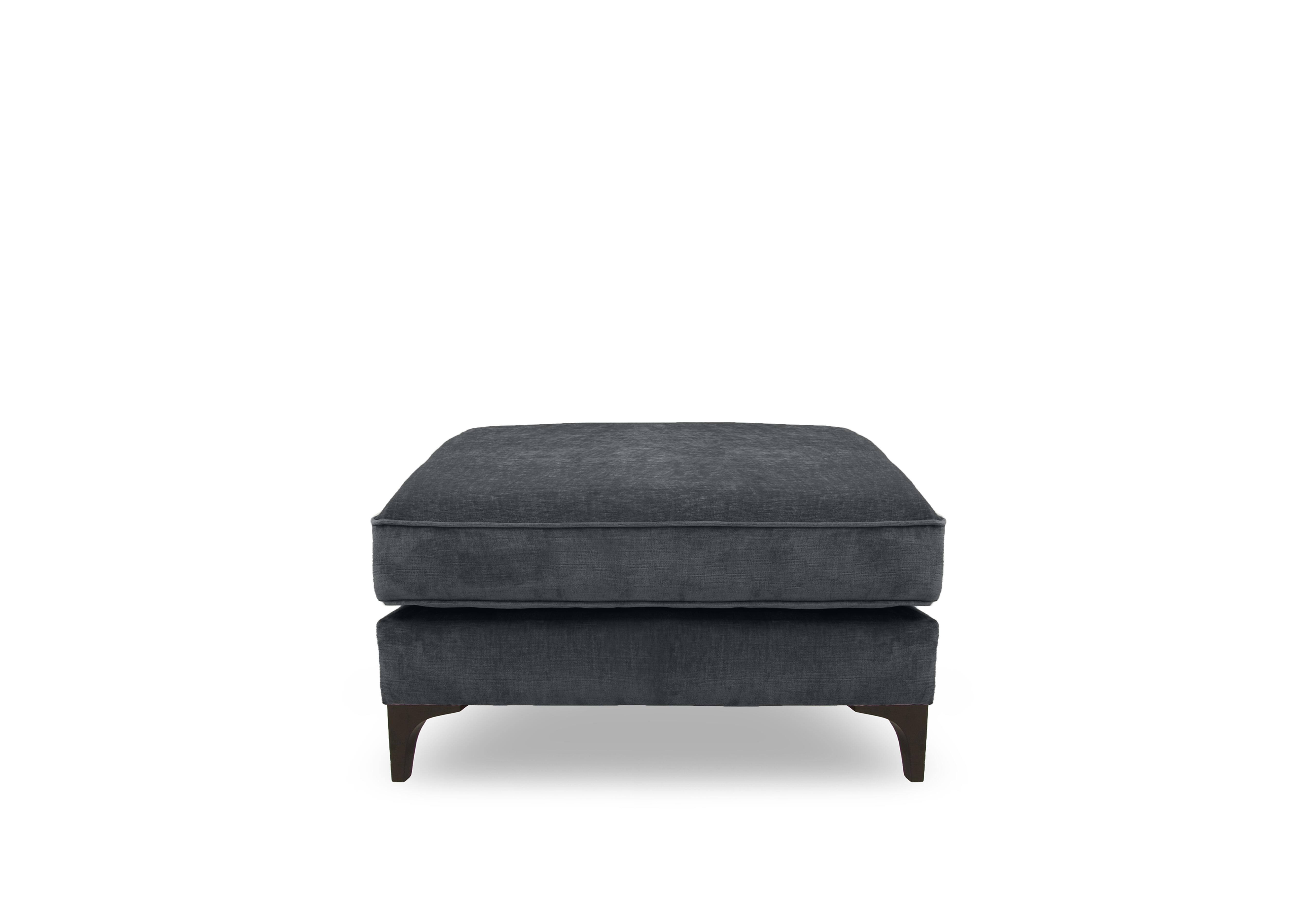 Primrose Footstool in Dion Battleship Dk Ft on Furniture Village