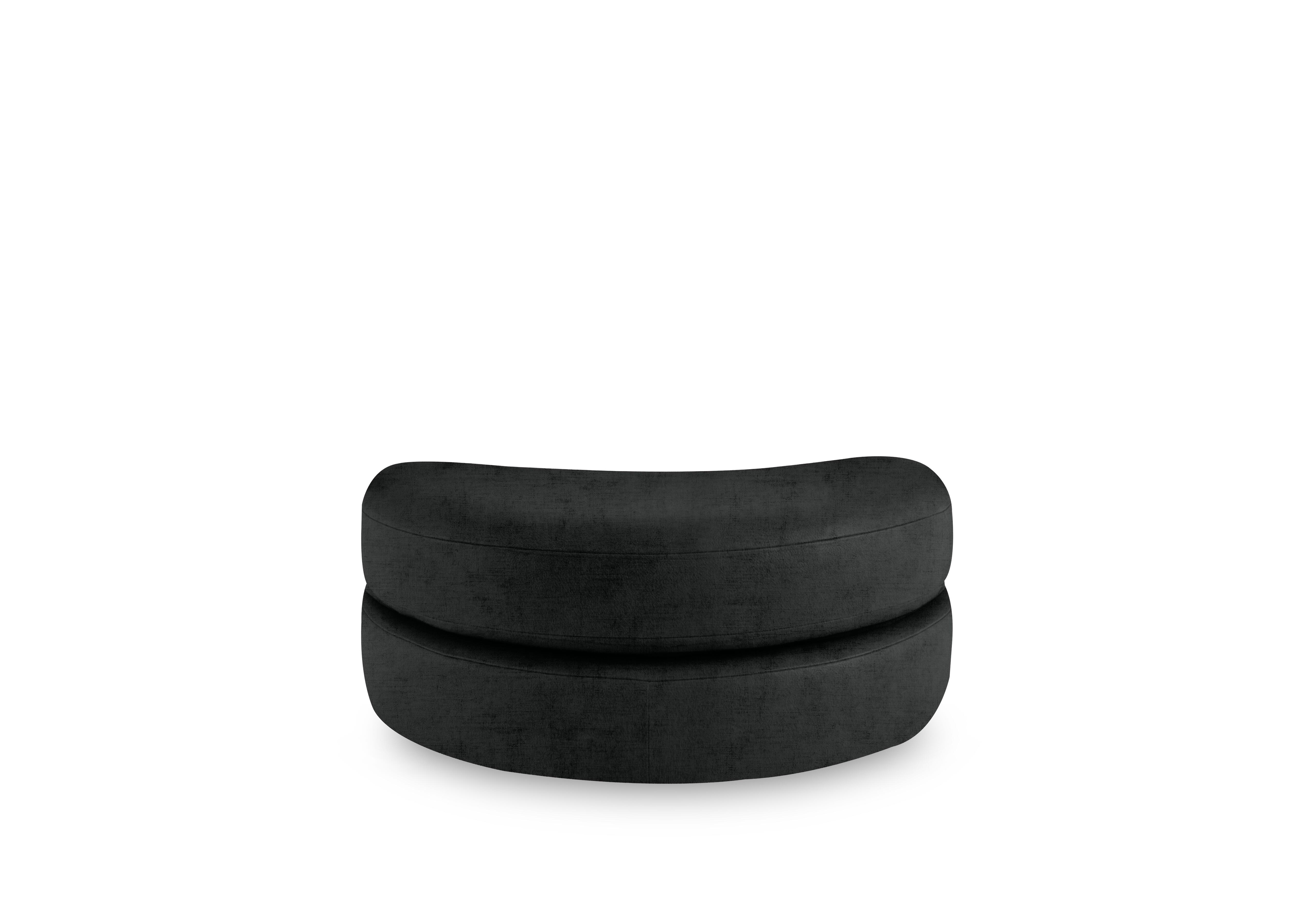 Primrose Half Moon Footstool in Dion Monument on Furniture Village