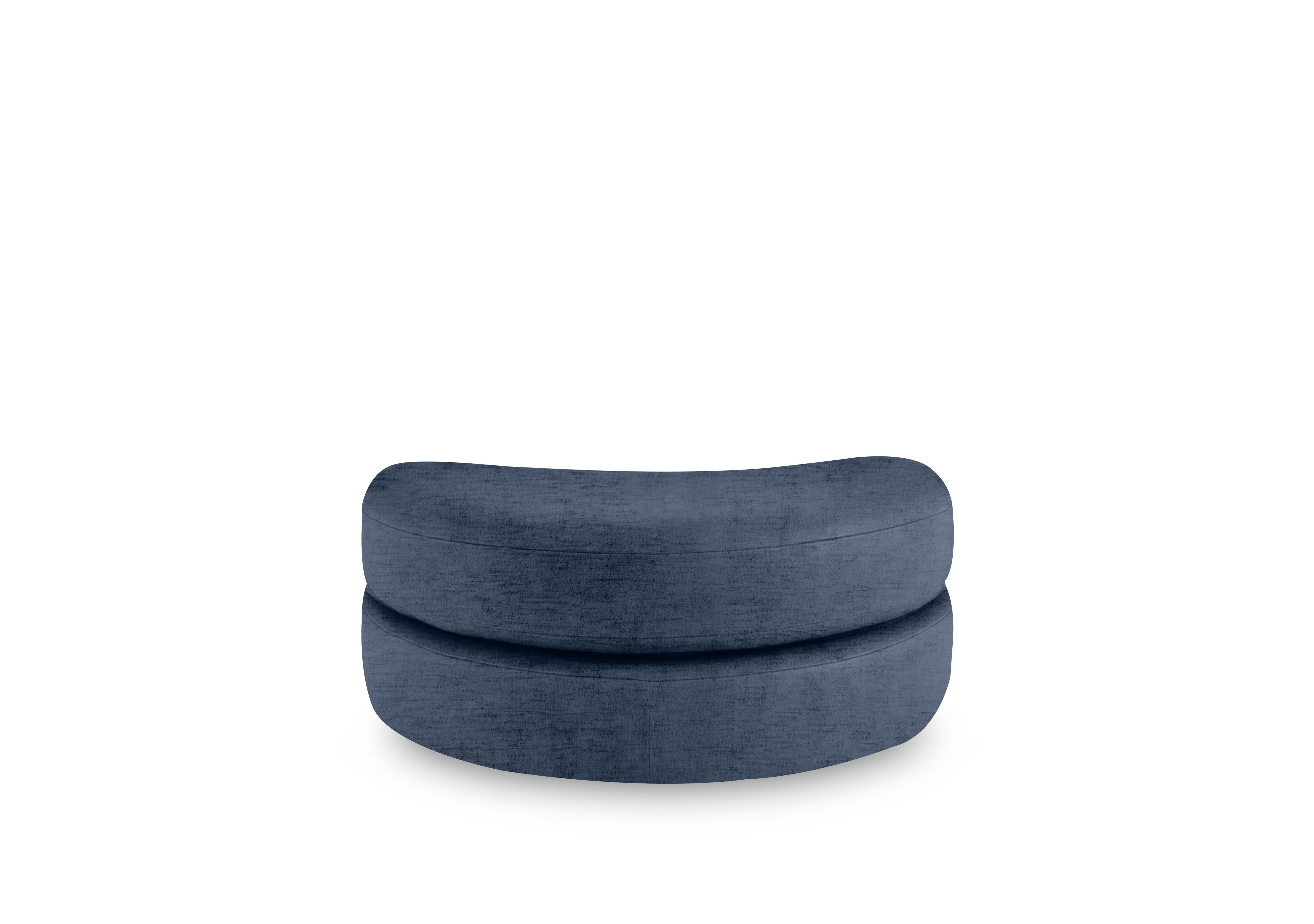 Primrose Half Moon Footstool in Dion Oxford on Furniture Village